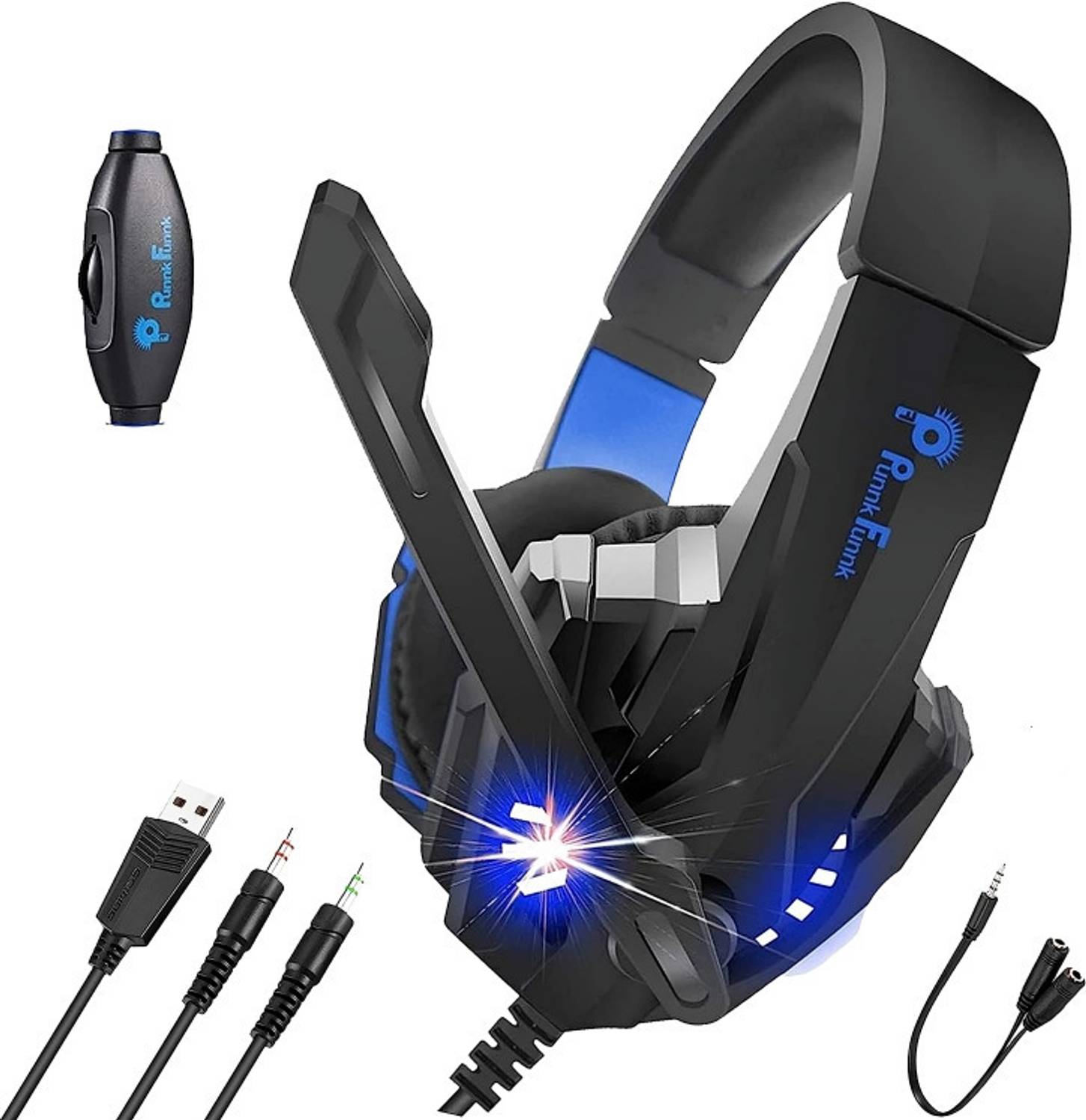 PunnkFunnk K20 Wired Gaming Headset - Image 1