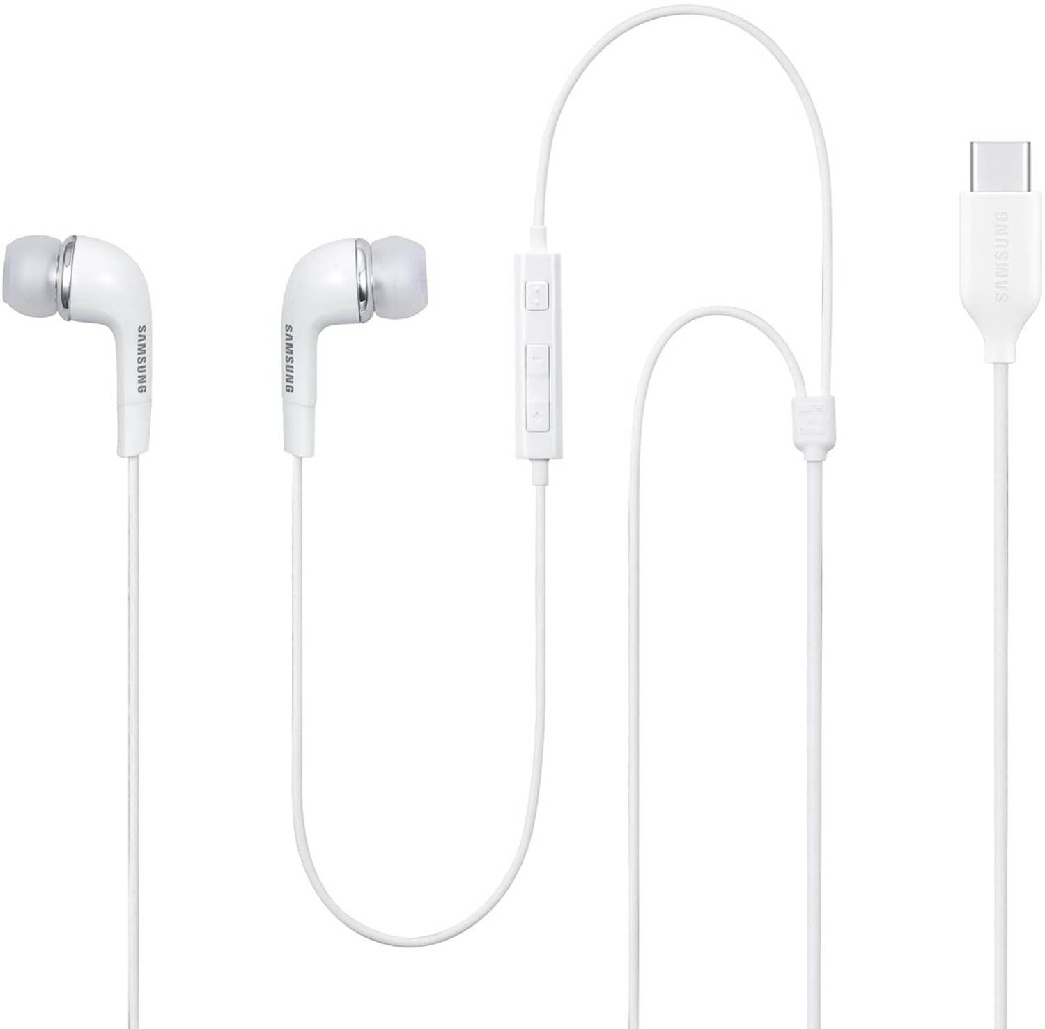 THE BLACK TECH Samsung OriginalType-C Earphone, White Wired - Image 3