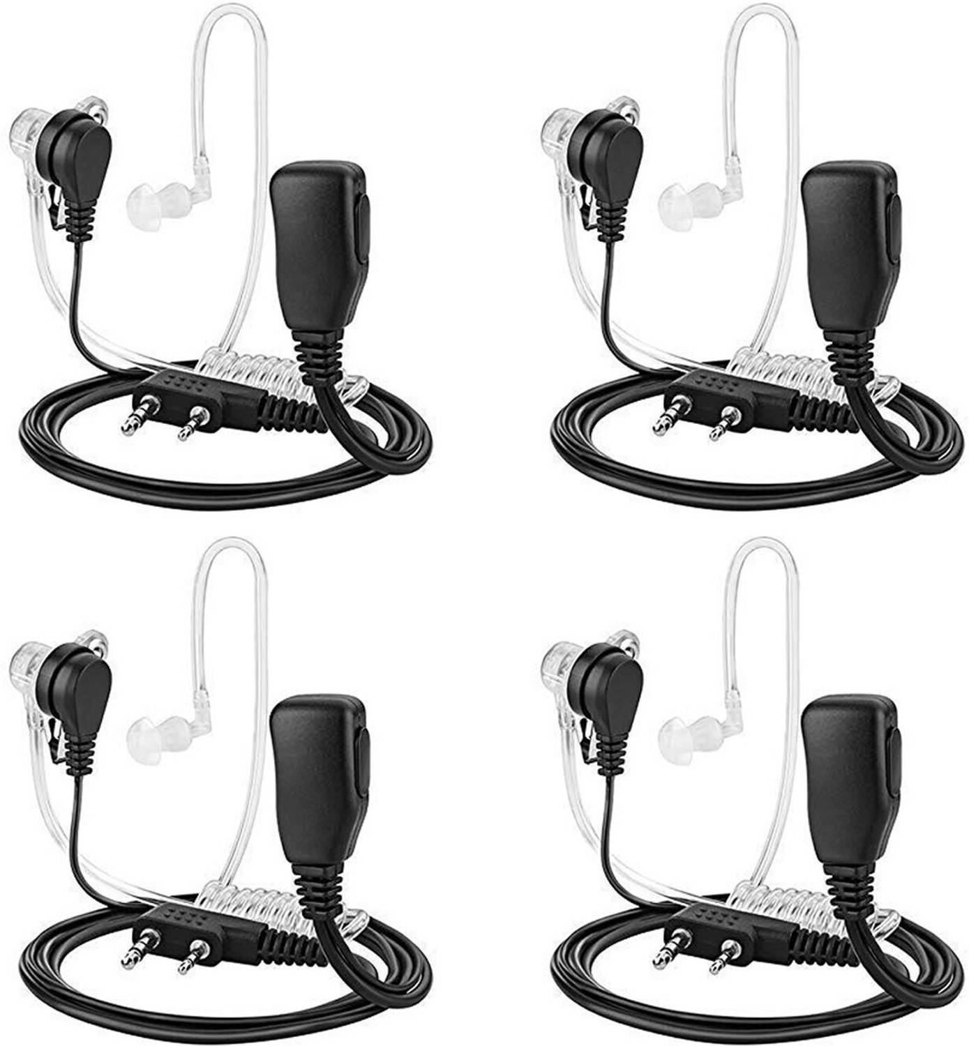 RENMAX PTT Earphone Air Acoustic Tube Earbuds-04 with 2-Pin Audio