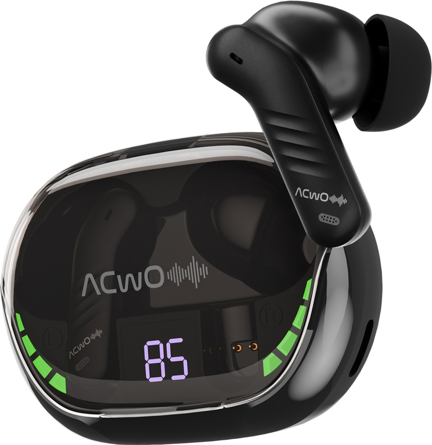Image of ACwO DwOTS 565 40ms Game Mode, 55Hrs Playtime, up to 32dB ANC, 10mm Drivers Bluetooth Gaming