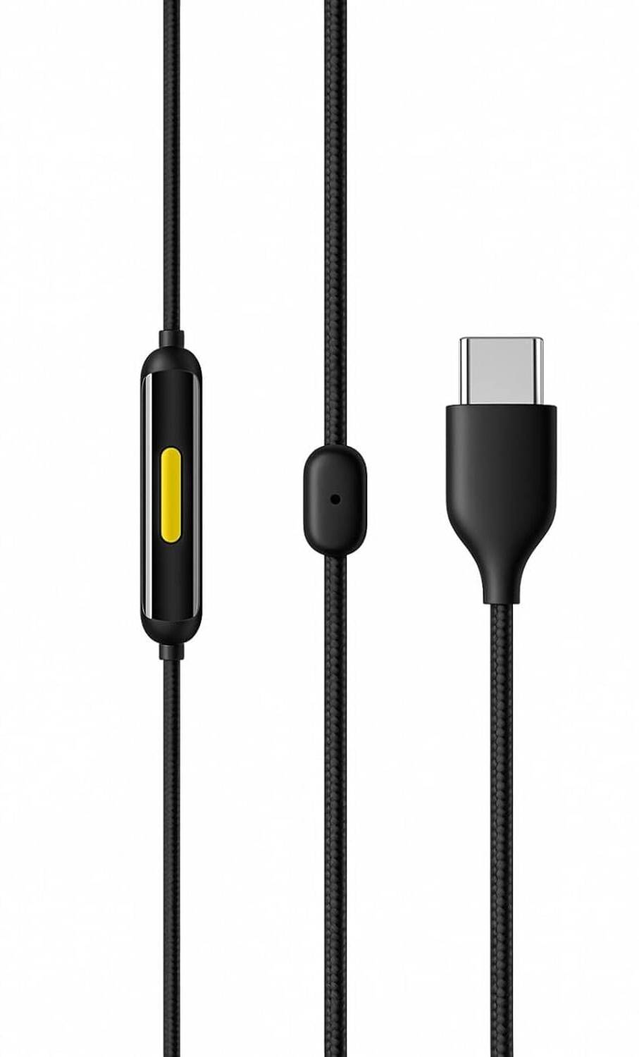 Griffy Realme Type-C Earphone Wired Black - Image 3