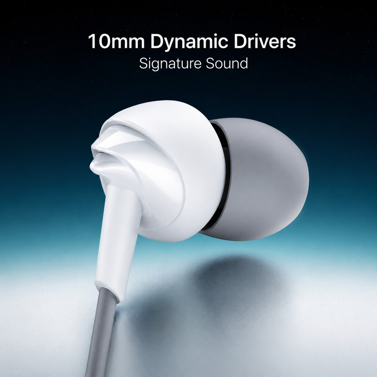 Image of ASICEN BOT-300C Bass head Earphone grey Wired