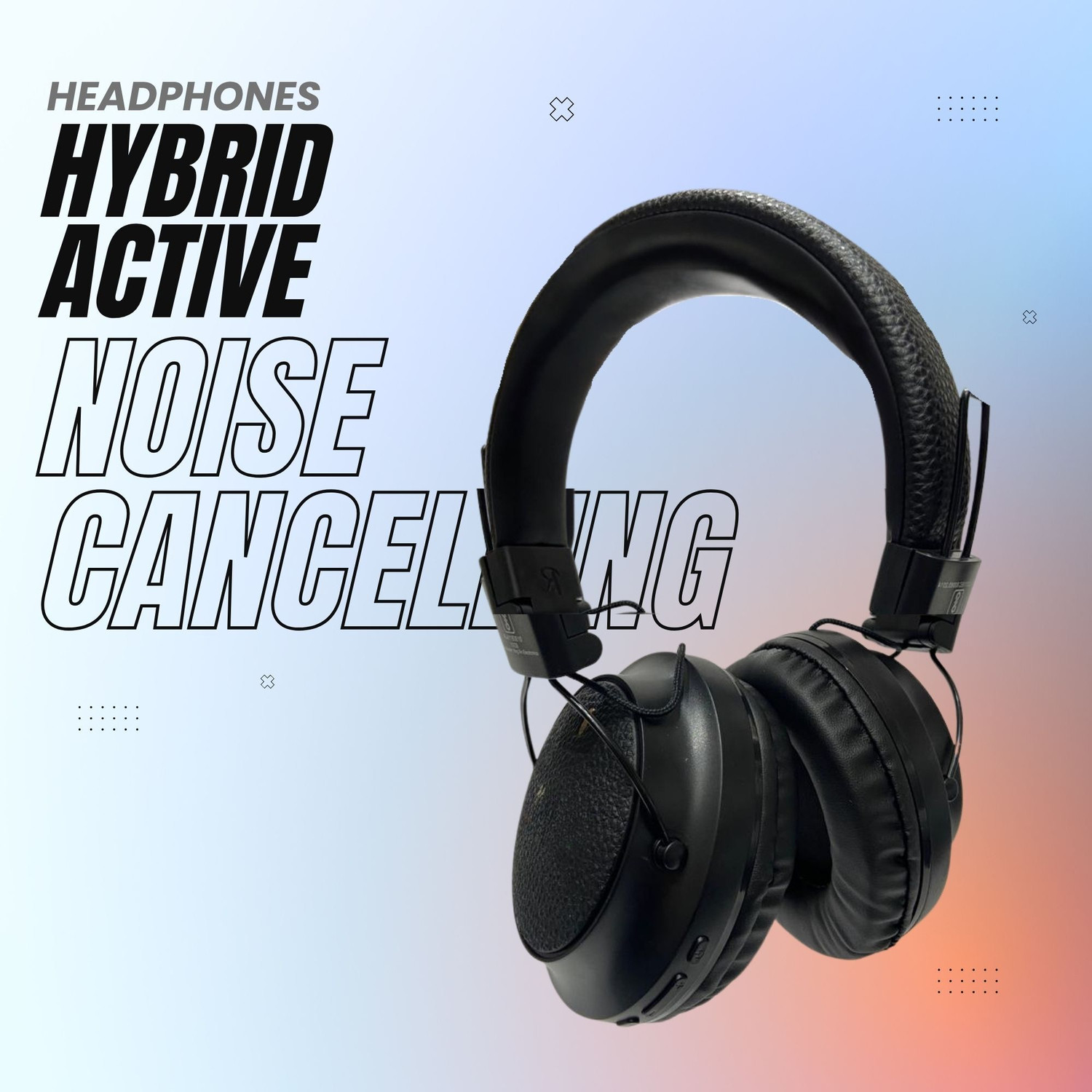 Image of Hodd Wireless Bluetooth Headphones with Carrying Case Foldable Bluetooth without Mic
