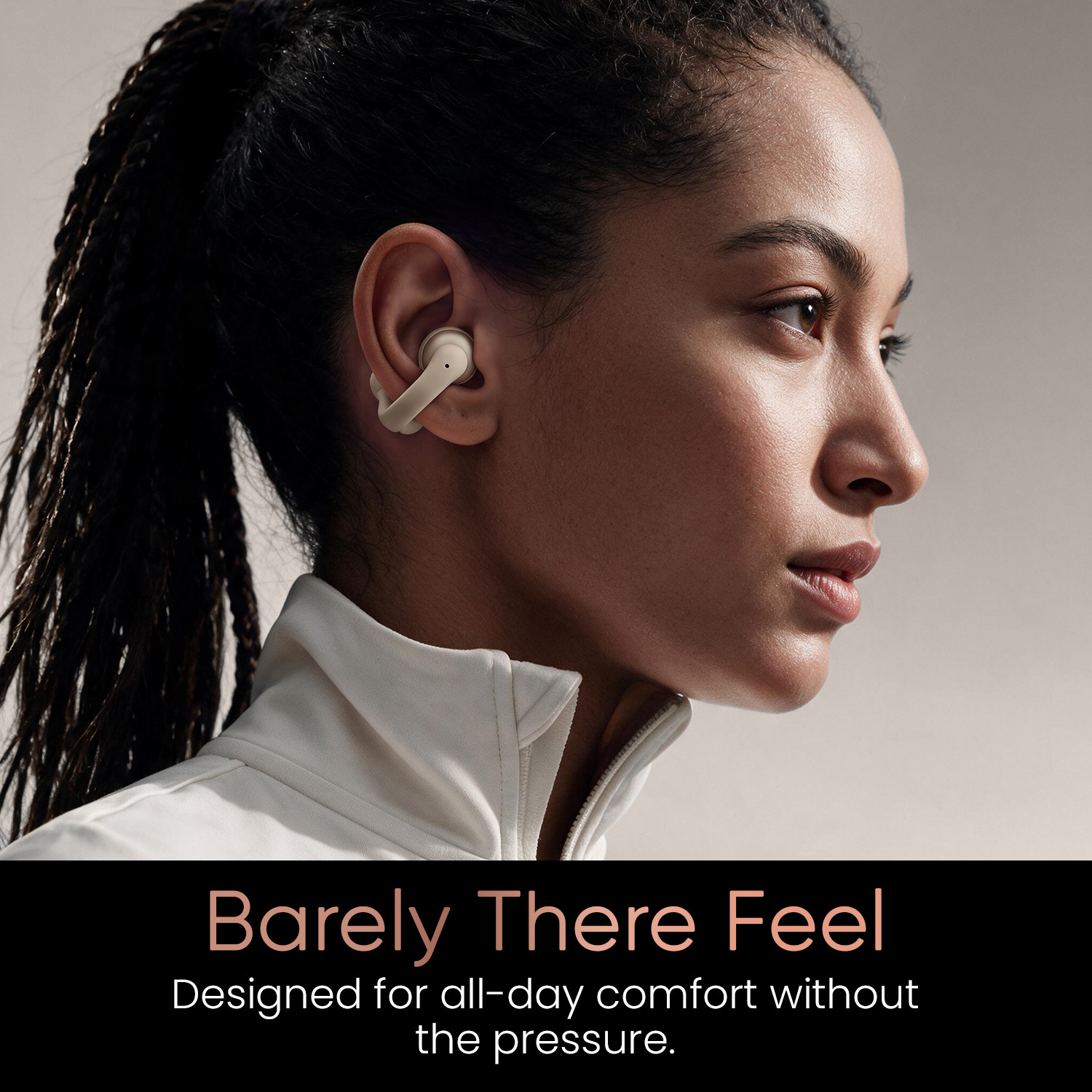 Image of Hammer Aura Air Open Ear Listening, 60 Hours Playtime, ENC, OWS, V6.0 Bluetooth
