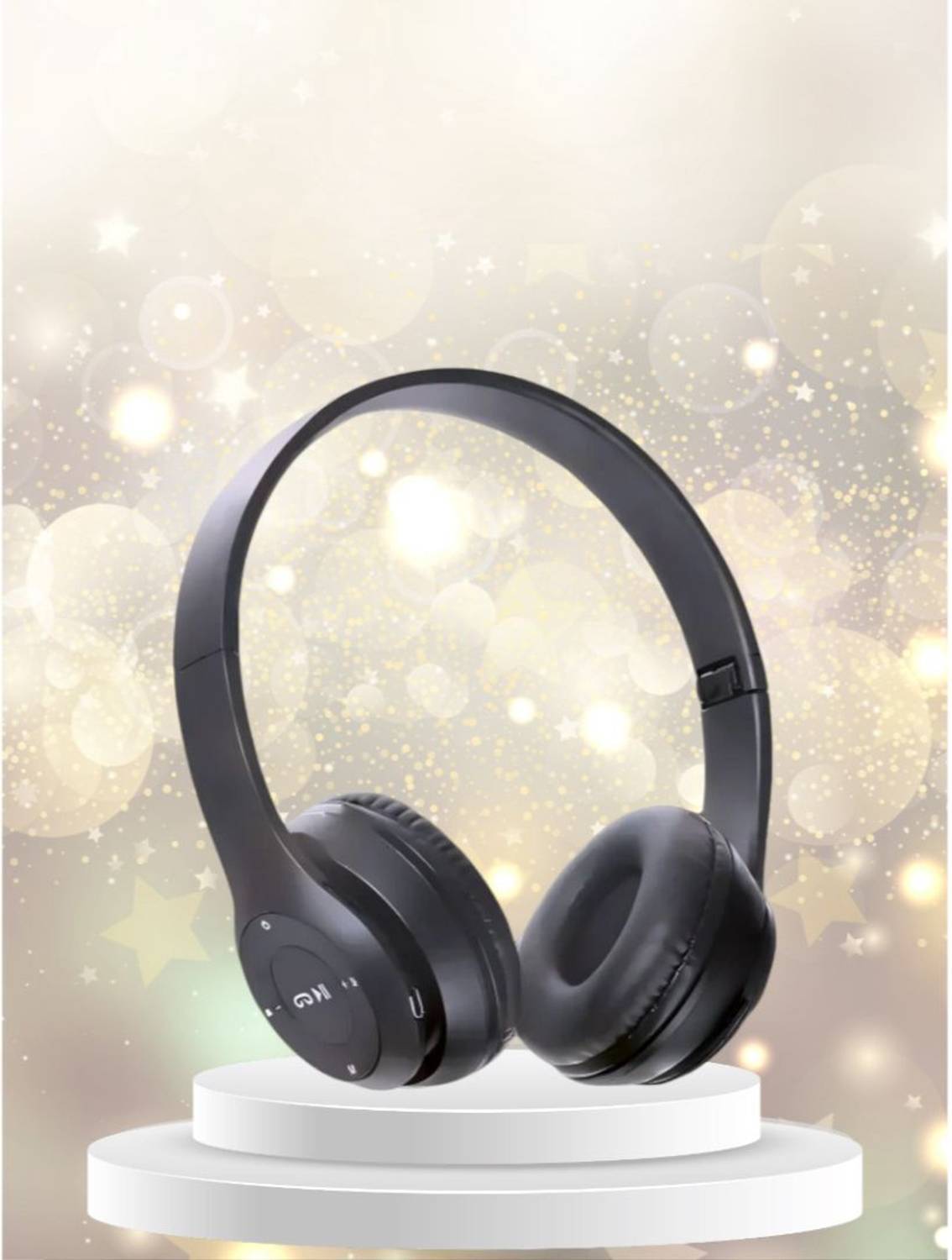 urooj Sleek Bluetooth Headset with Integrated Mic for Portable Audio._XD Bluetooth & Wired