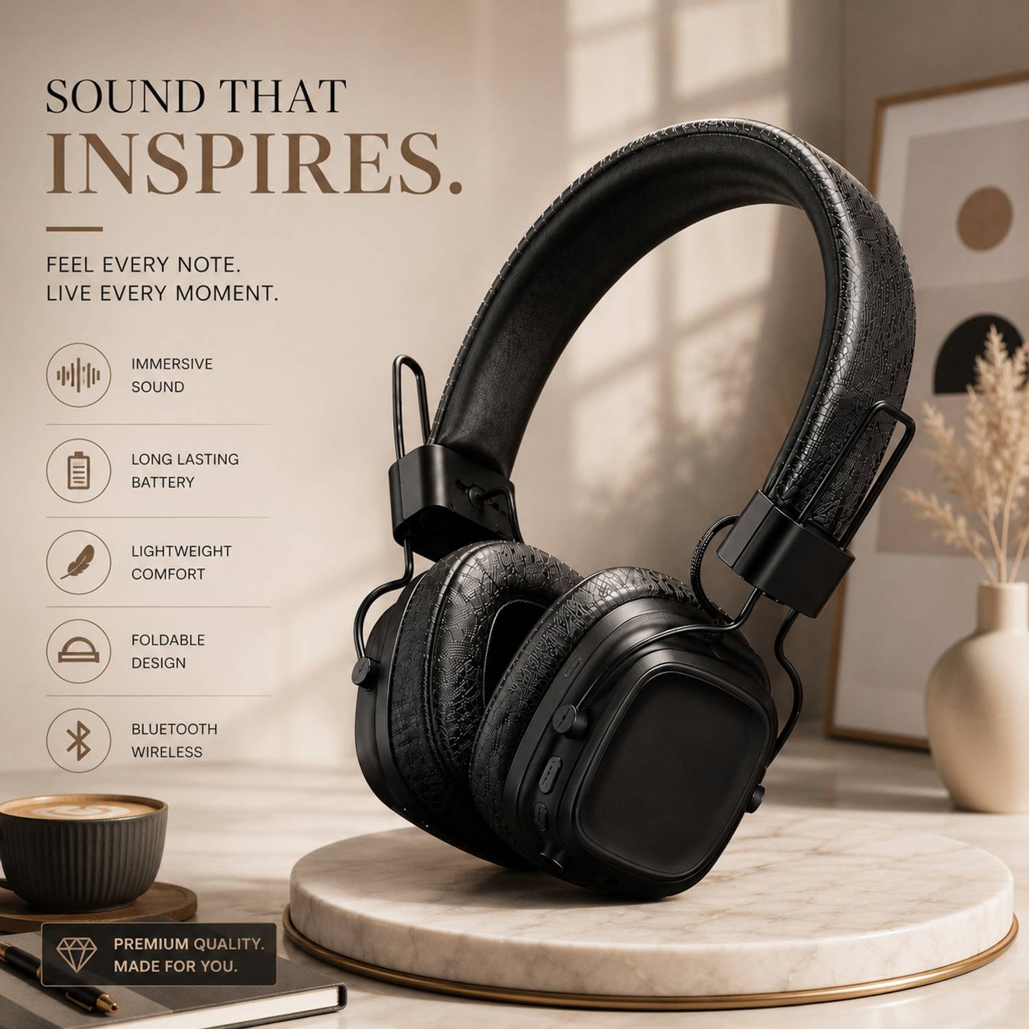 TruZen Premium Major Wireless Bluetooth Headset Deep Bass Z83 Bluetooth