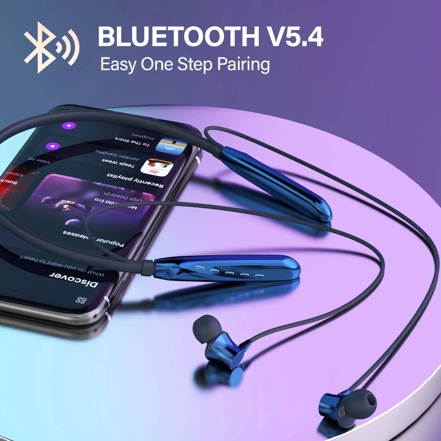 Aroma NB119 Titanium Pro Bluetooth Neckband - Image 4