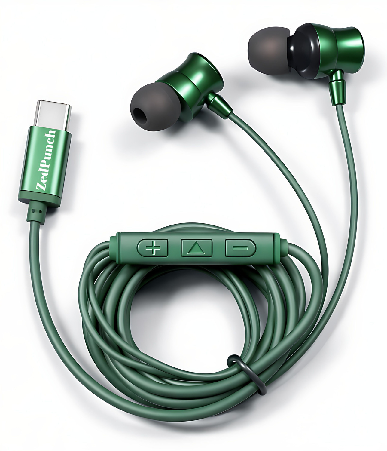 Image of ZedPunch Gaming Type-C Wired Magnetic Earphones With Mic & 3 Button Control USB-C Devices Wired Gaming