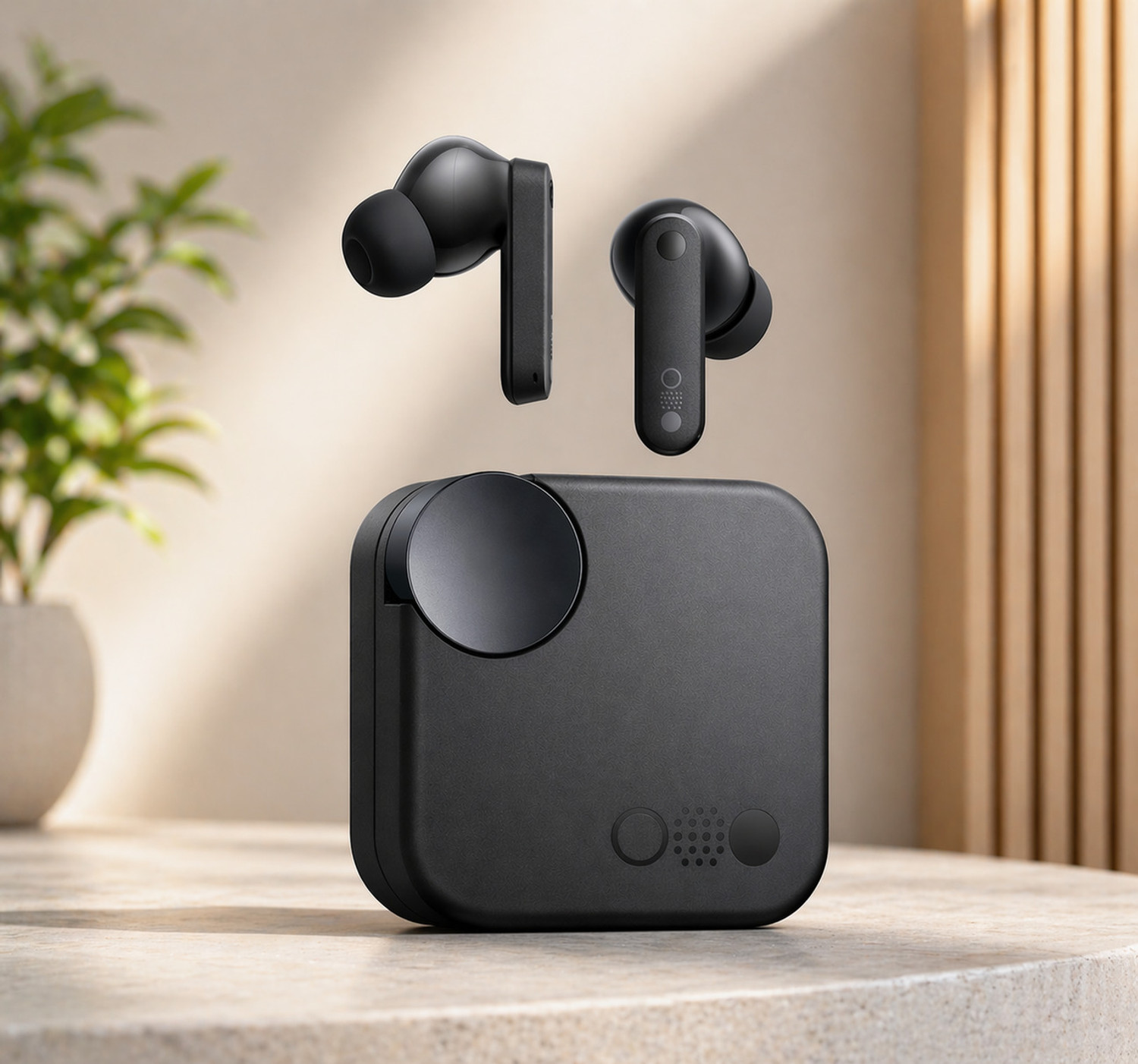 Image of Ridhit Enterprises cM F earbuds with 45 dB ANC, Ultra Bass Technology D3 Bluetooth