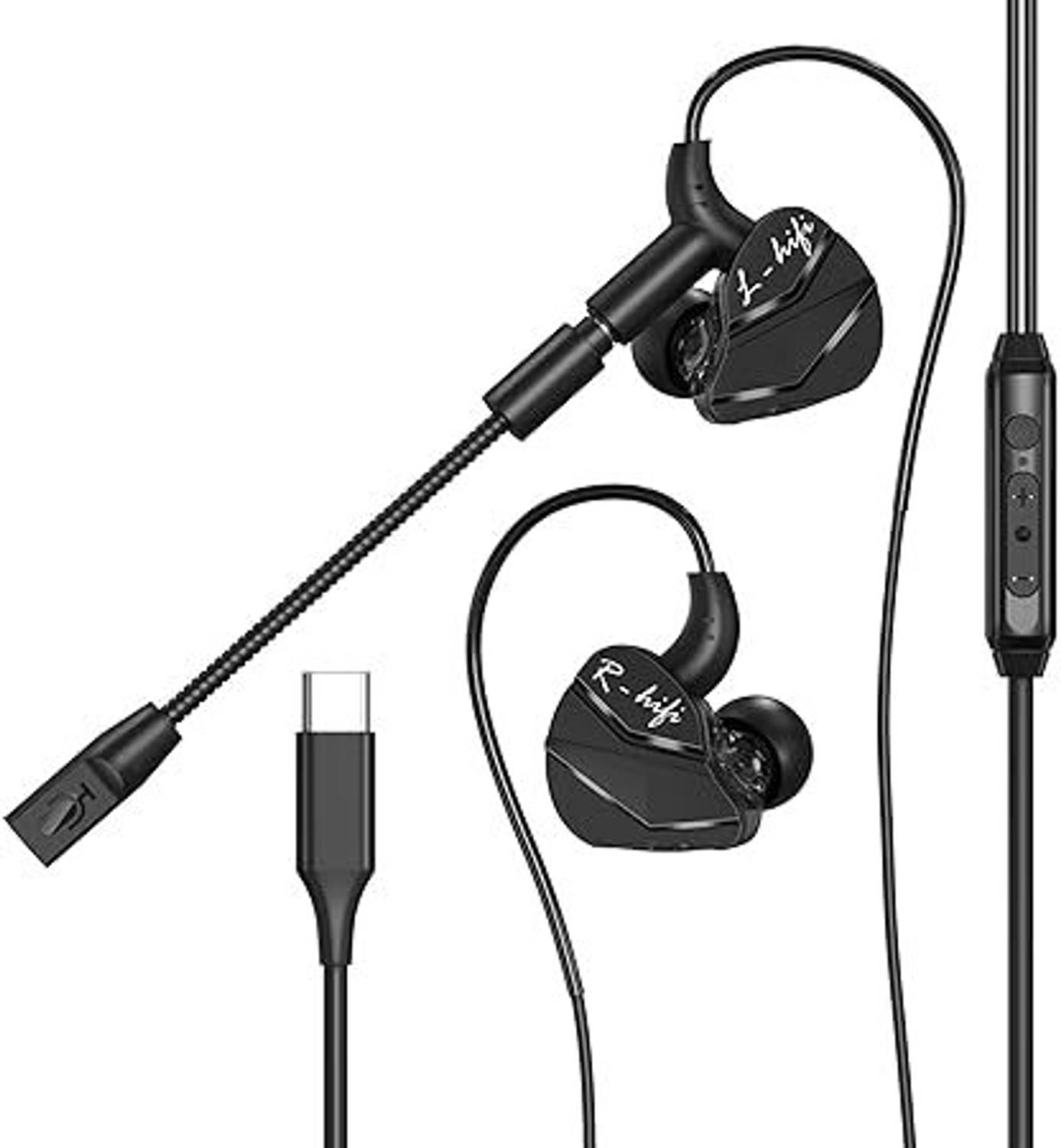 sounce Wired Earphones with Detachable Boom Mic - Image 1