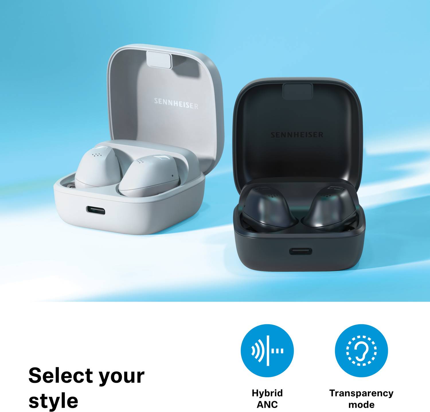 Sennheiser Accentum True Wireless Earbuds with BT 5.3 and 28 Hr
