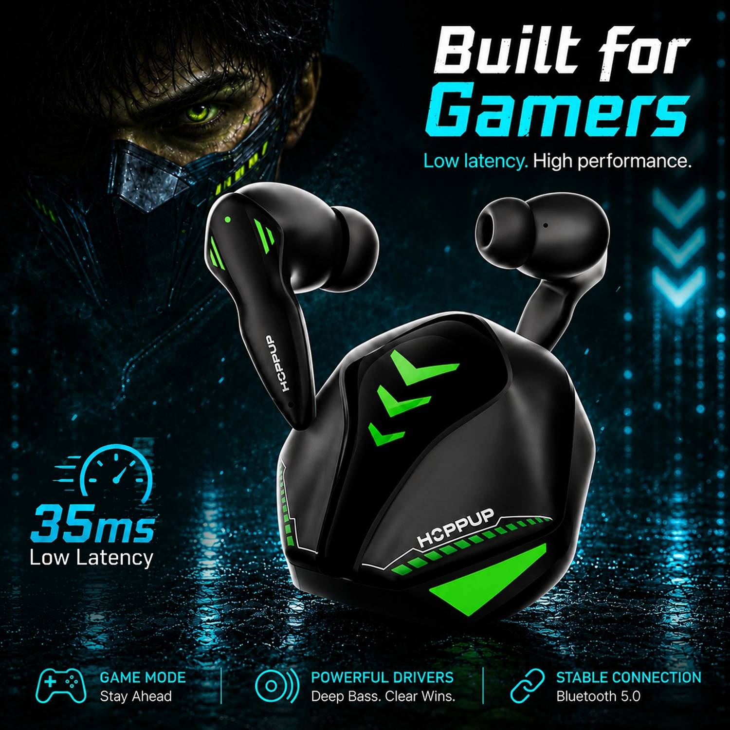 HOPPUP Predator Xo2 Gaming Earbuds - Image 4