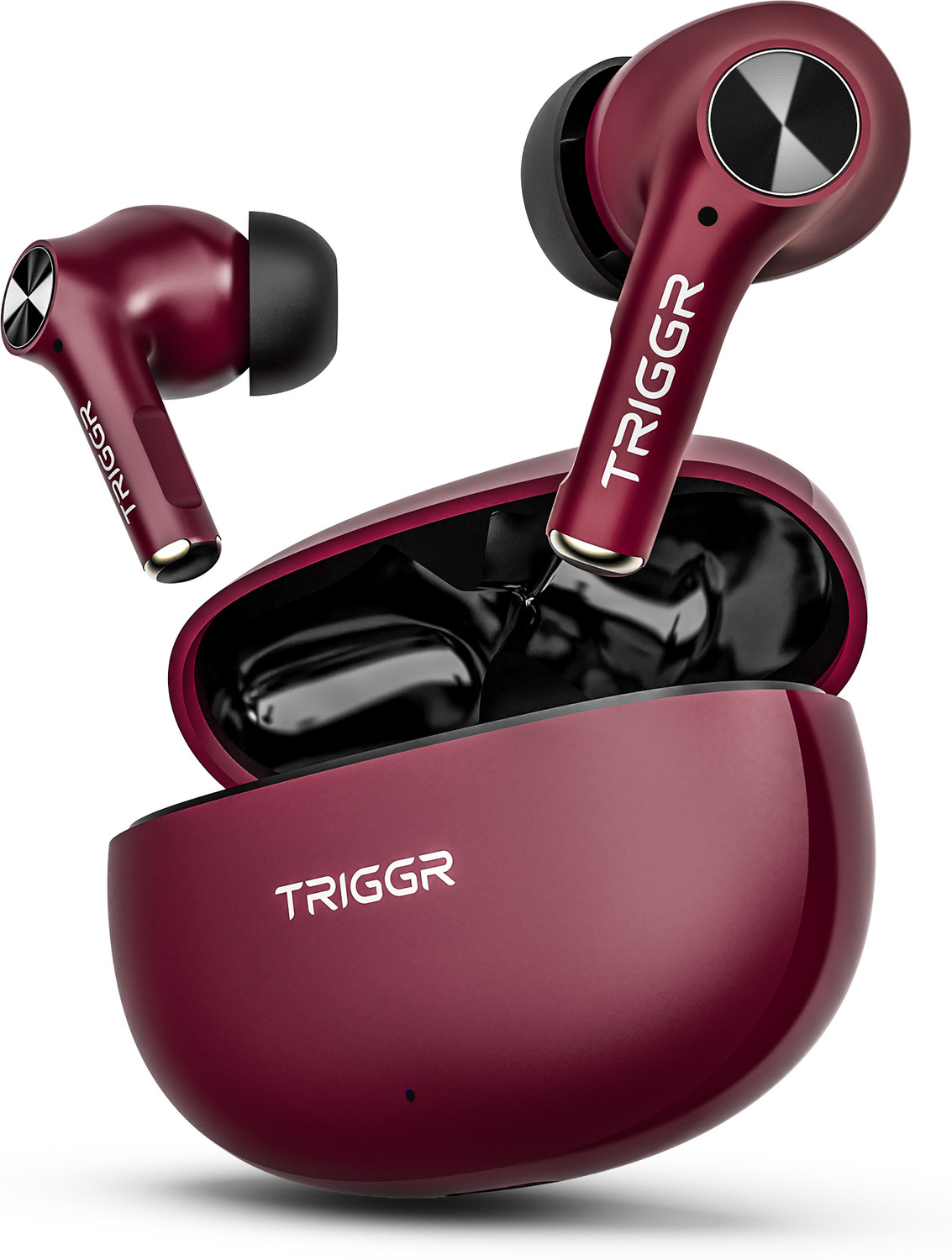 Image of TRIGGR Ultrabuds Go with 40H Playtime, AI ENC, Dynamic Drivers, Type-C Fast Charging Bluetooth