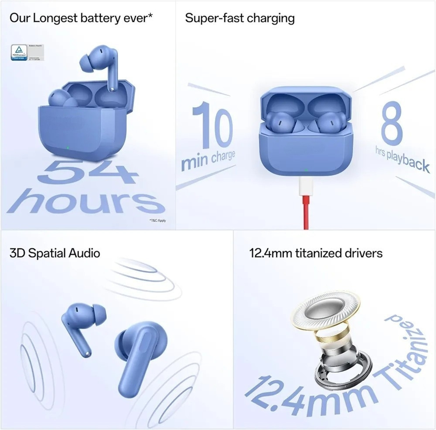 Image of uag urbn armour gear UAG 3R Buds Wireless Bluetooth Earbuds | ENC Noise Cancellation Bluetooth