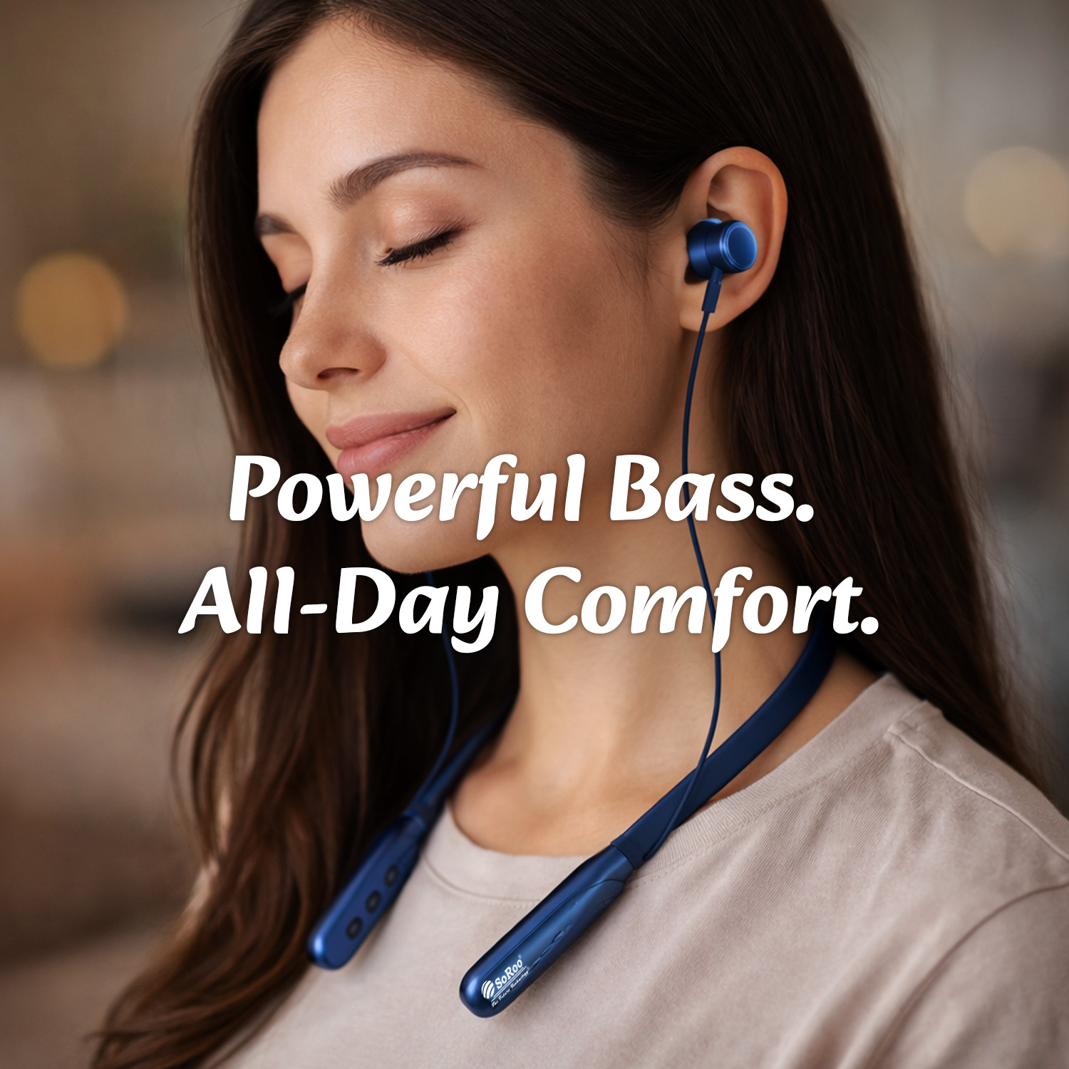 Image of Soroo Future Ultra Long Battery Neckband with 88 Hours Playback & ENC Mic Bluetooth