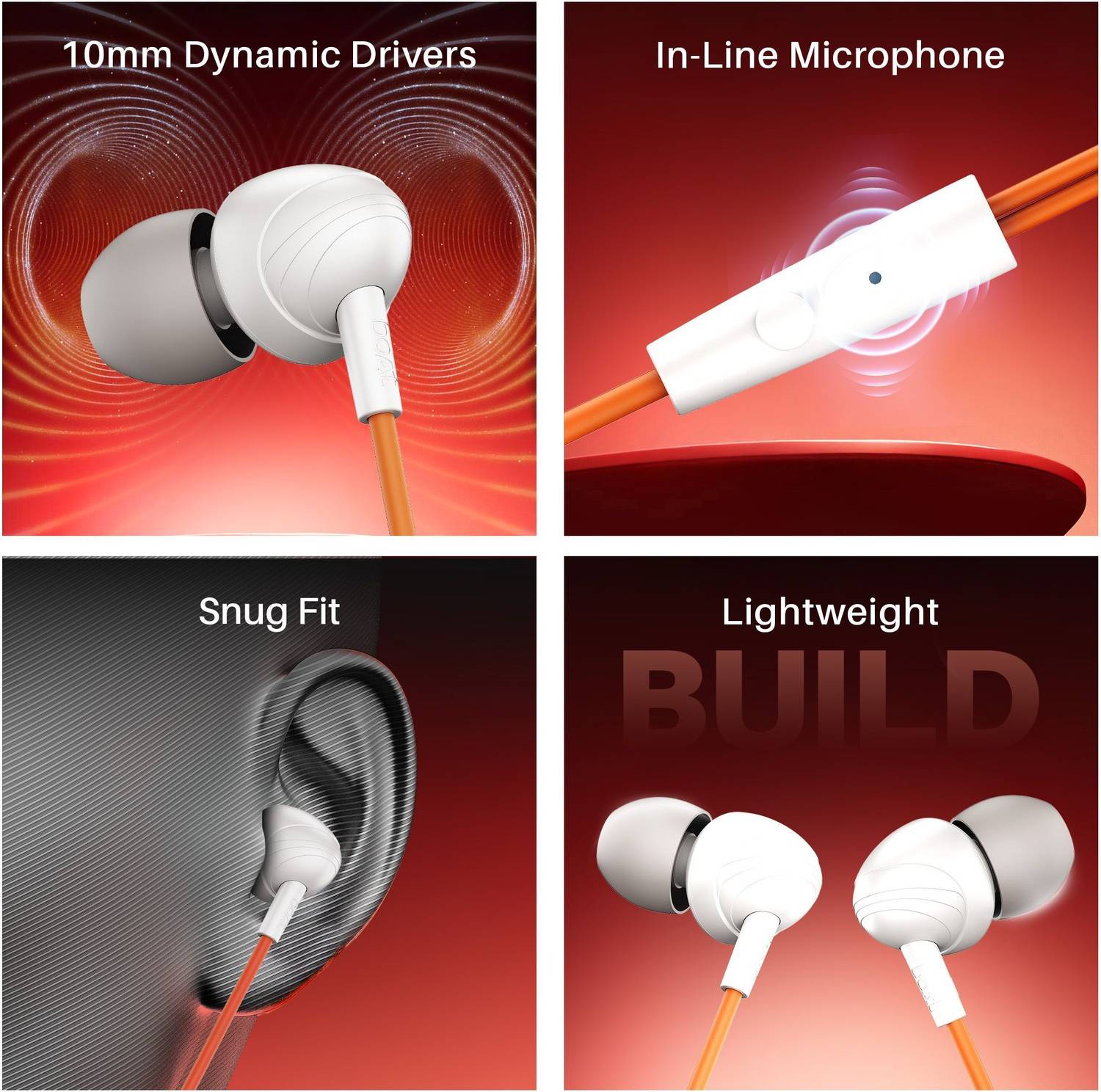 boAt BassHeads 211 Wired Earphones - Image 2