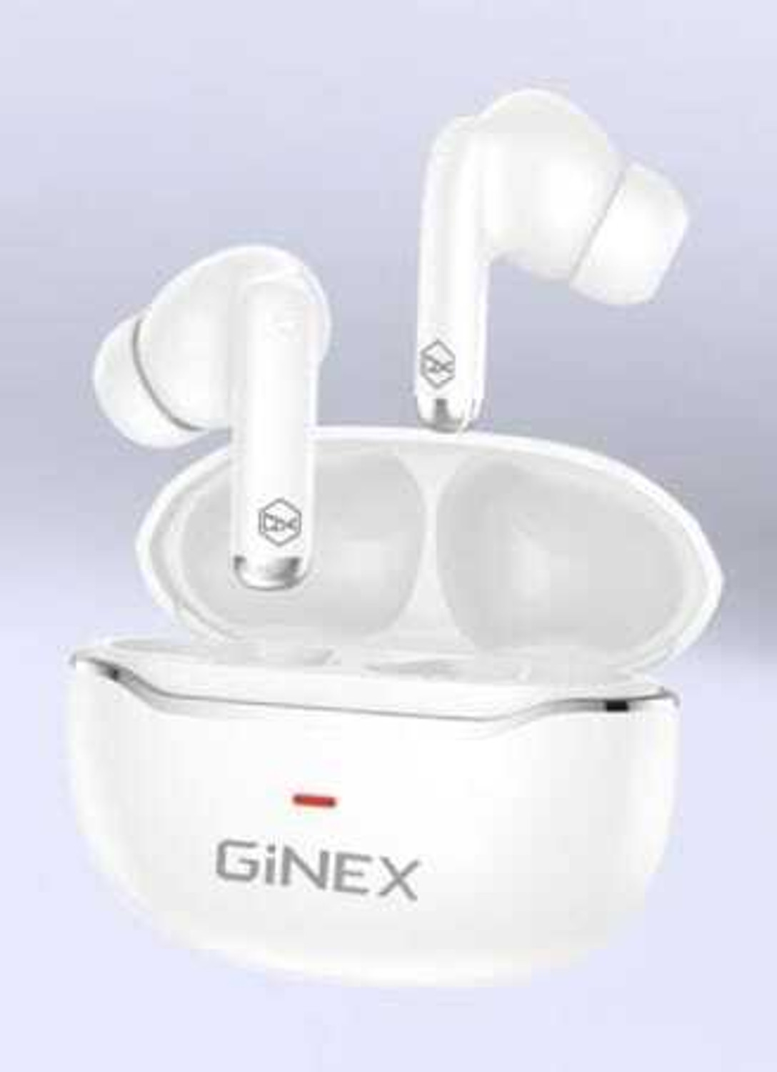 Image of GINEX GX - 12 Bluetooth Headset (White, True Wireless)