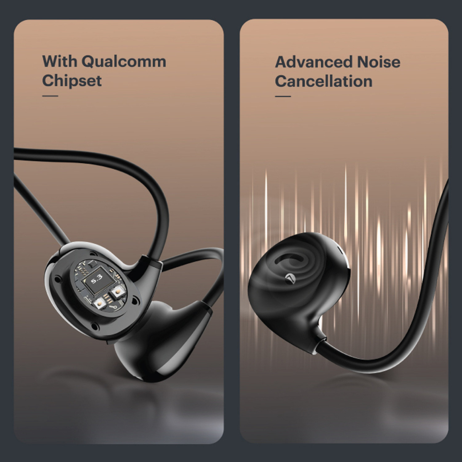 Image of Urban Vibe Air Conduction Open-Ear Wireless Neckband Bluetooth Gaming