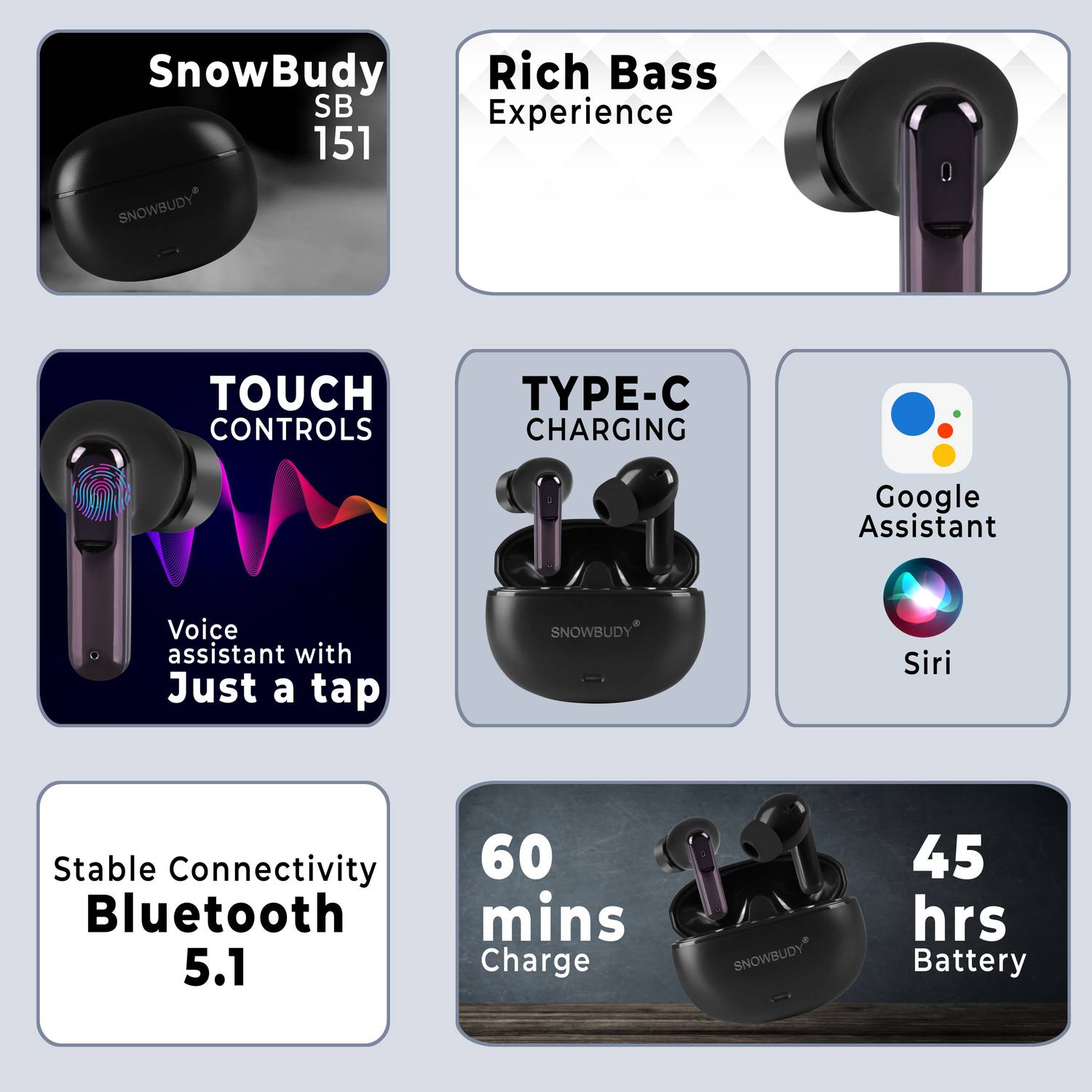 snowbudy Fire Aeropod Gaming Earbuds - Image 5