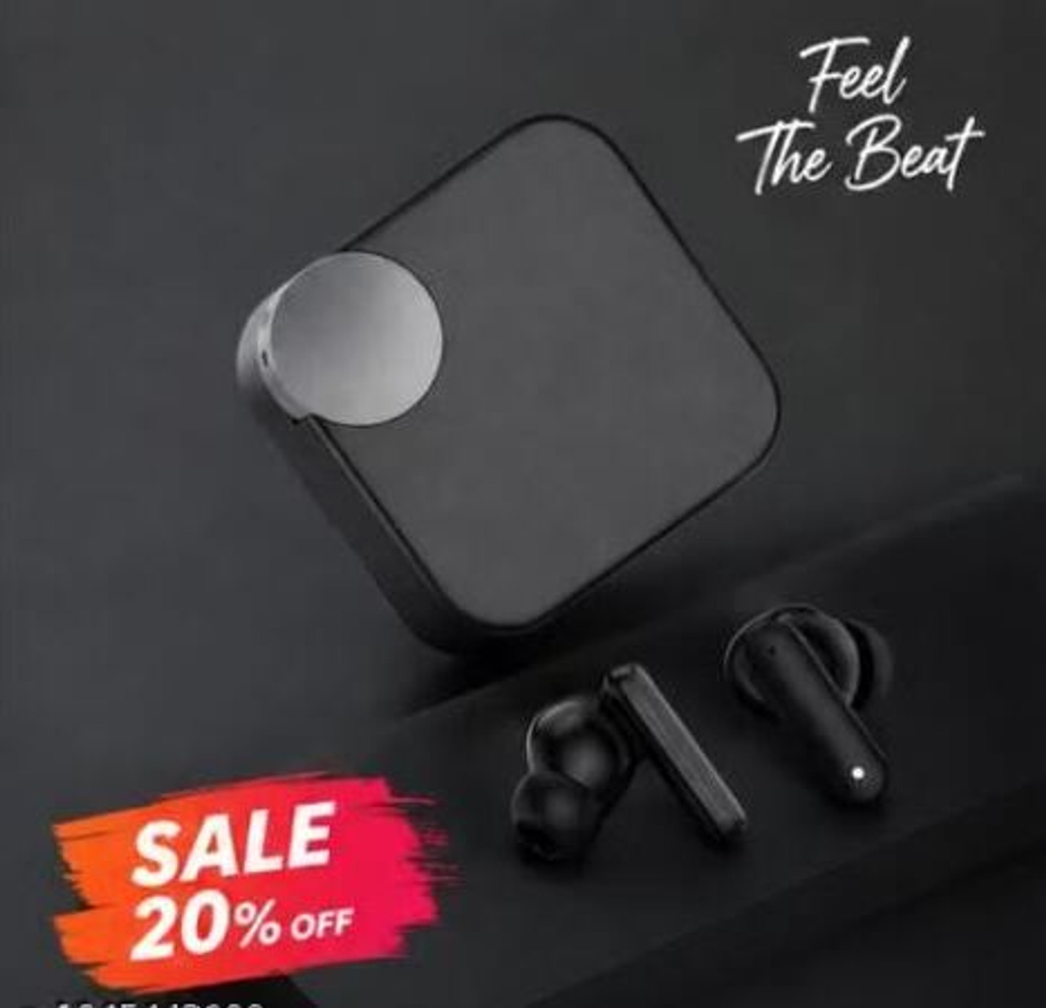 Image of GT GLO TIME WIRELESS MCF TWS Buds with 45 dB Ultra Bass Technology & upto 20Hrs V.P52 Bluetooth & Wired Headset (Black, True Wireless)