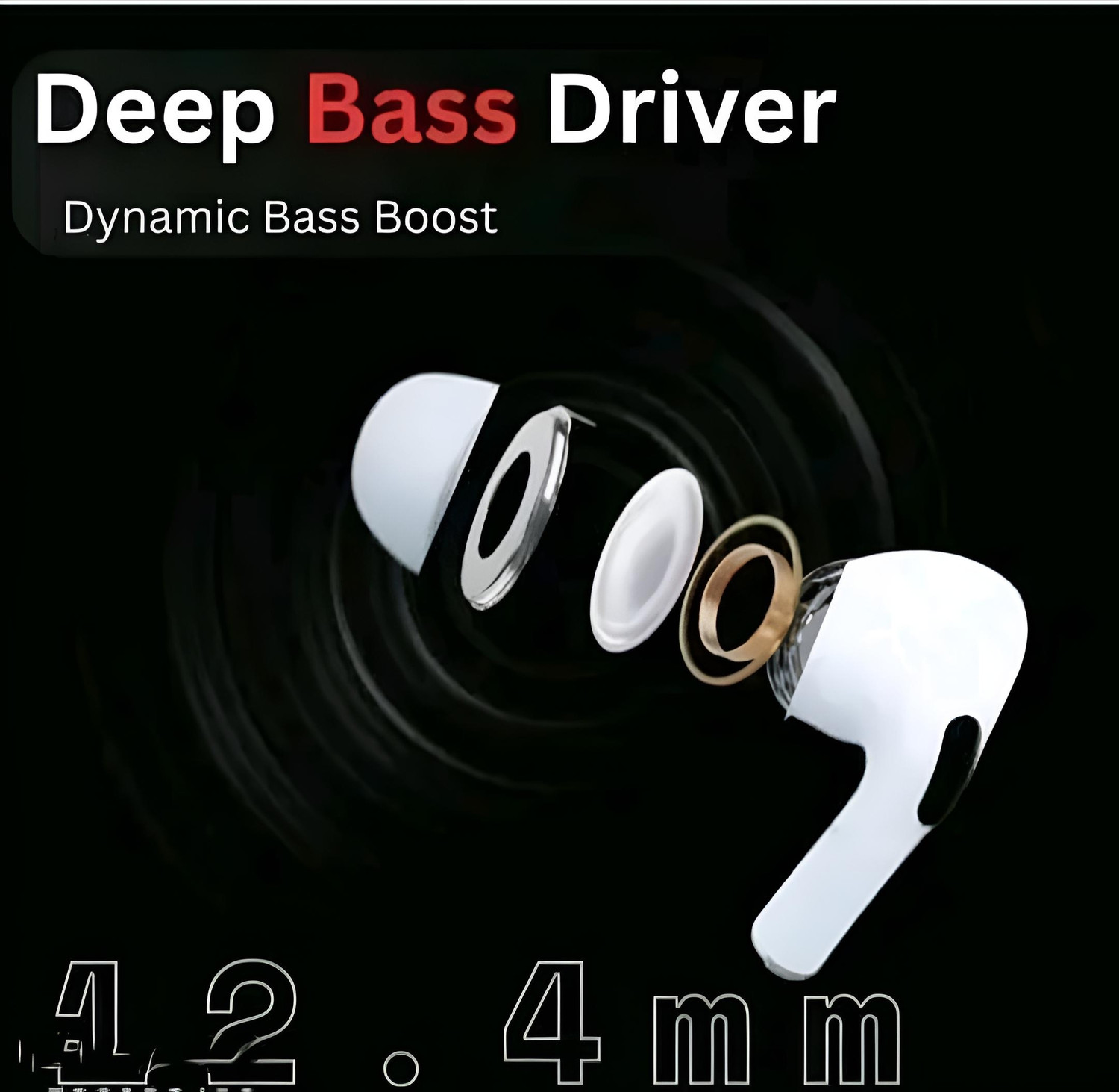 Image of Shivay Enterprises NEW ANC TWS, Ear buds with 48HRS Battery, Fast Charge, Blutooth & Mic.A1 368 Bluetooth Headset (White, True Wireless)
