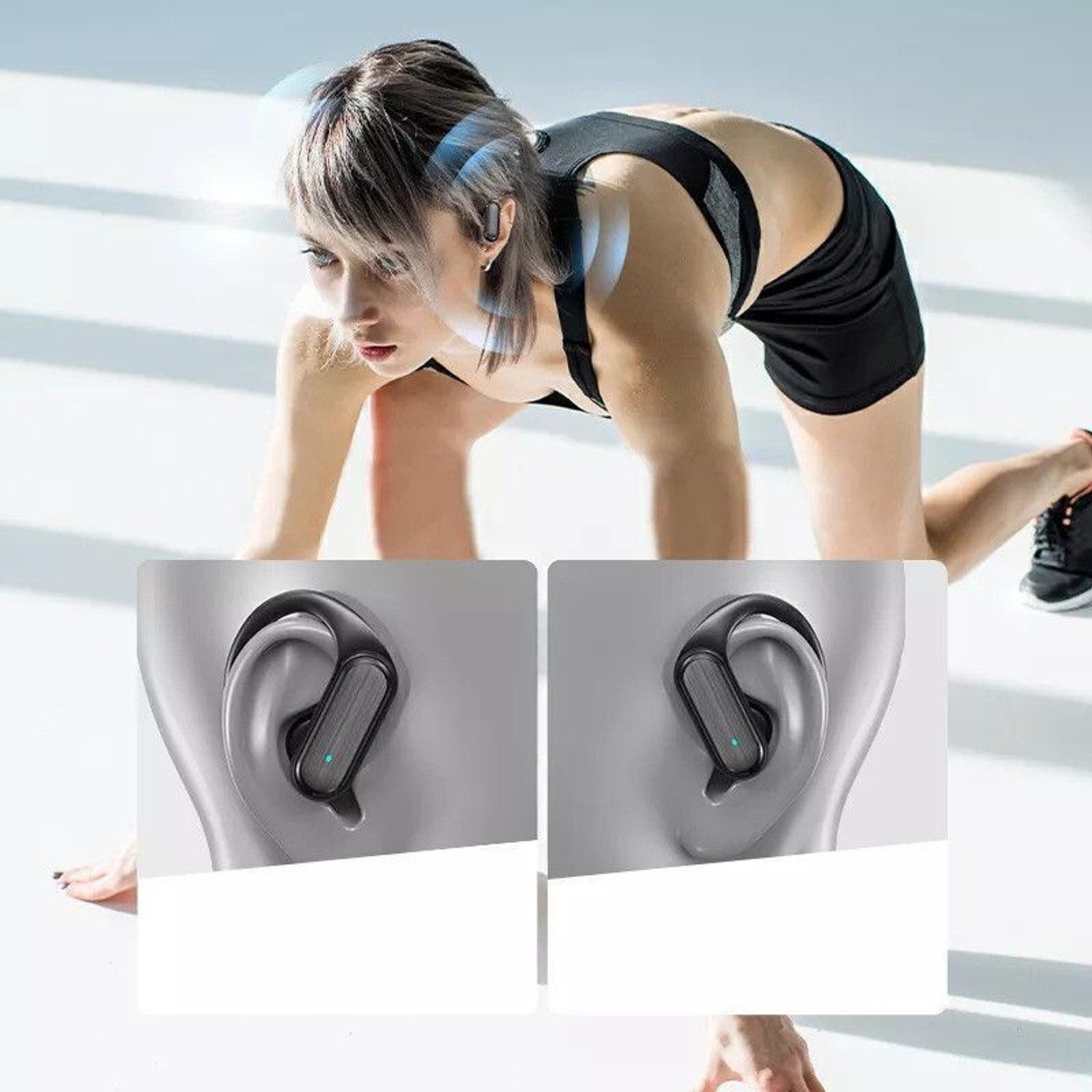 Image of Tunifi buds 5.3 l TWS Earbuds l Upto 300Hr Playtime l 5.2 Bluetooth Headset (Black, True Wireless)