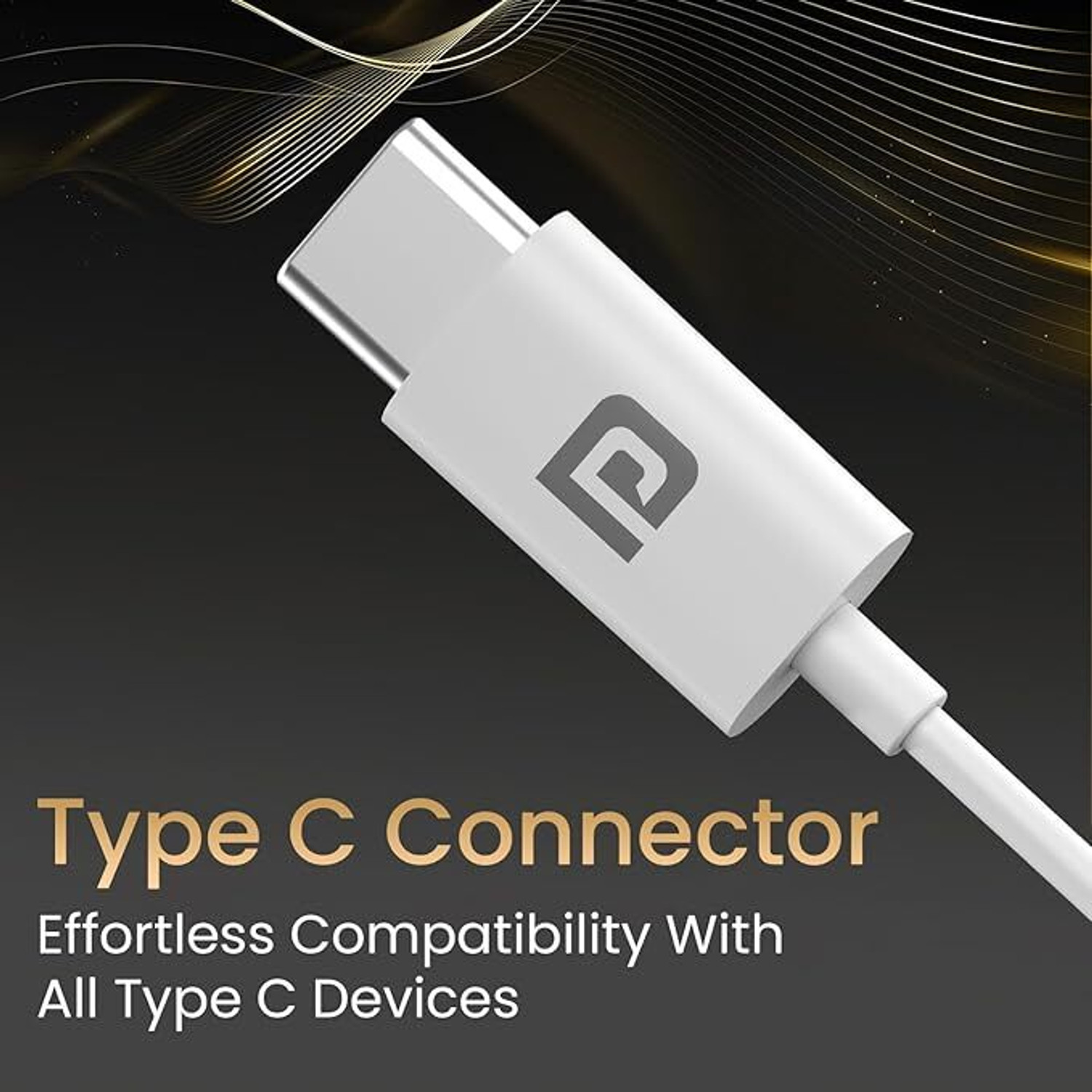 Image of Portronics Conch Theta C Type C Wired Earphone With HD Quality Wired Headset (White) Wired