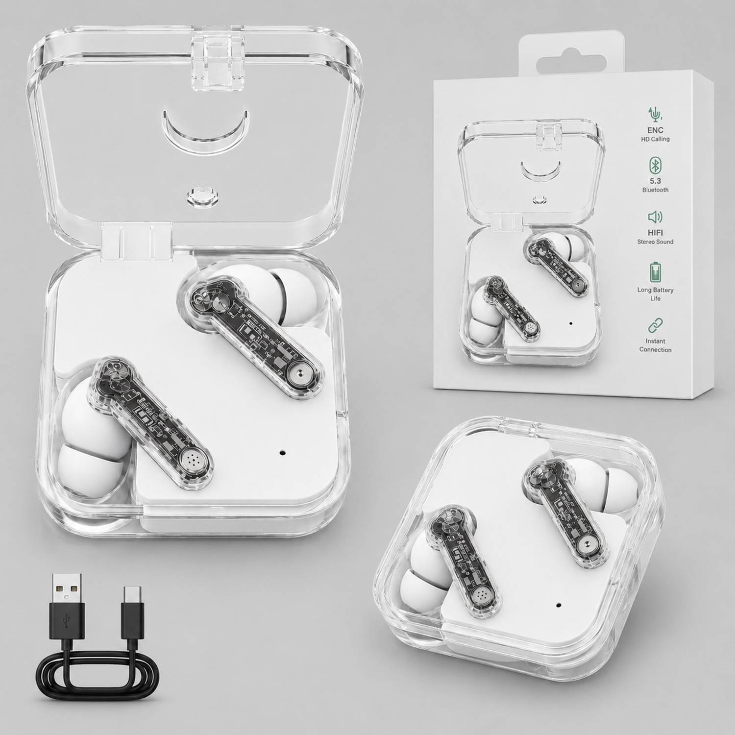 Virexa 48 Hours Playtime Bluetooth Earbuds - Image 4