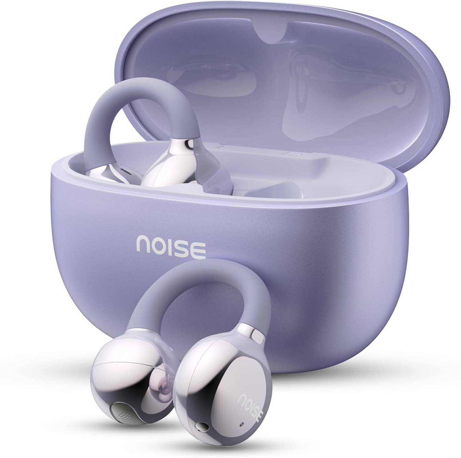 Noise Air Clips with 40H Playtime, Dual Device Pairing,Quad Mic E