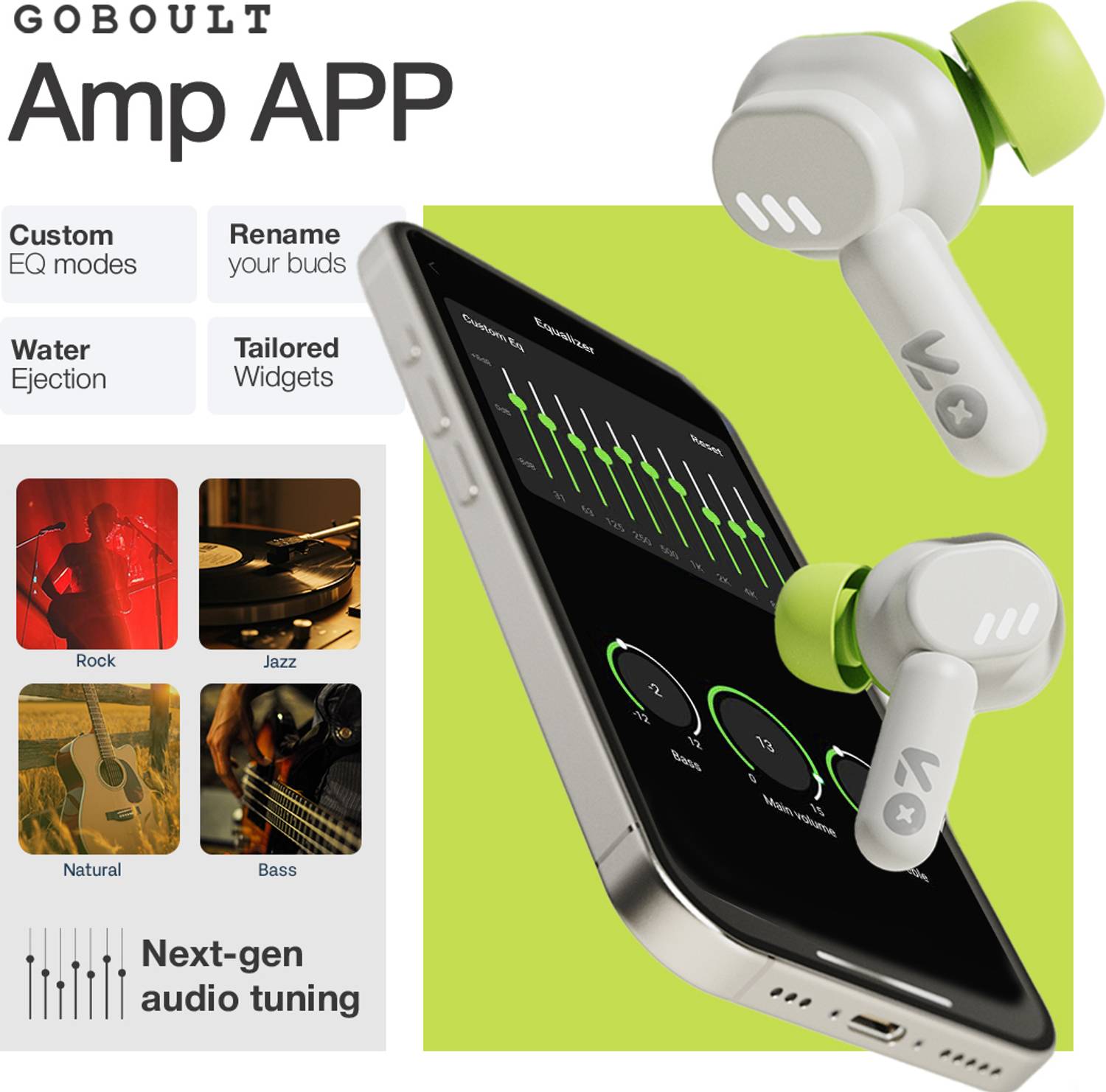GOBOULT Tenet 75Hrs Battery Bluetooth Earbuds - Image 4