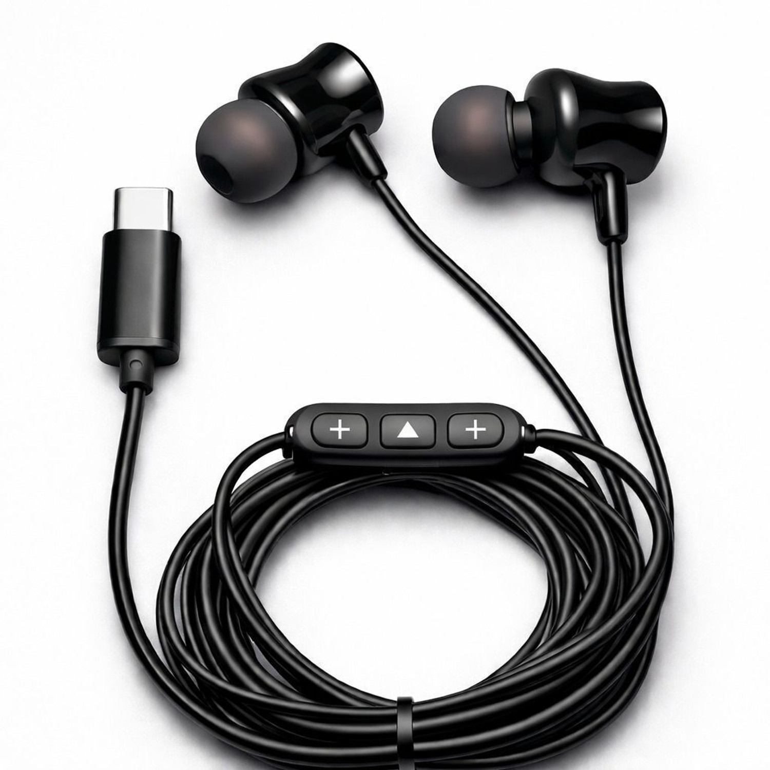 Image of RSTEQ C Type Magnetic Wired Earphone With ENC Mic Dolby HD Sound & Button Control Wired Gaming