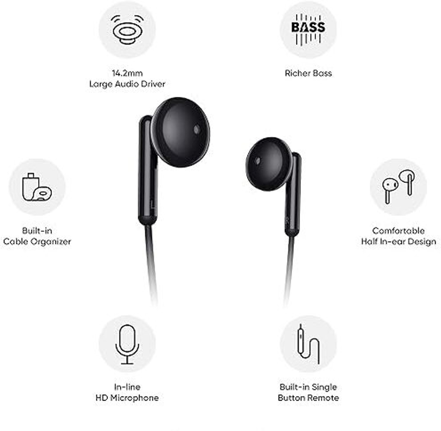 Image of varchoo Realme Buds Classic Type- C Wired
