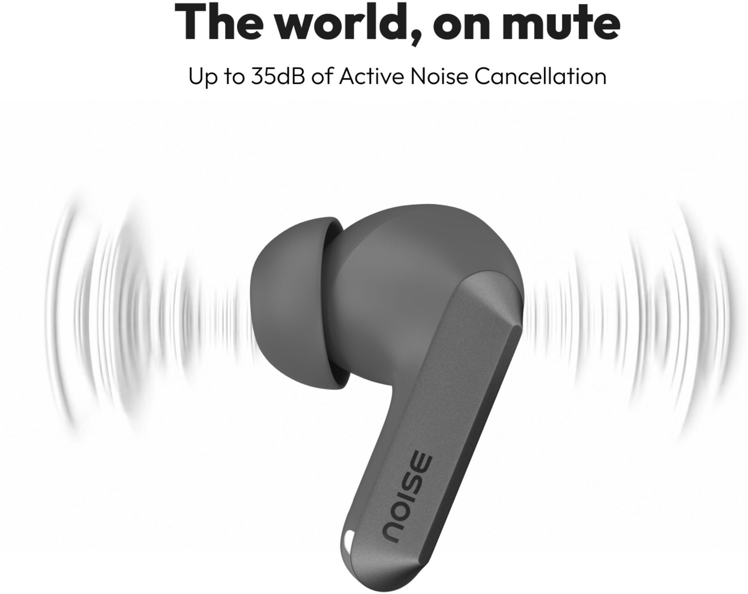 Image of Noise ALT Buds, 35dB ANC, Spatial Audio, 45Hrs Playtime, App Support, Ai Powered Bluetooth