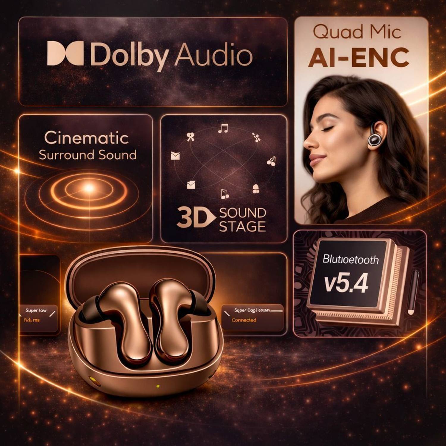 ZPELDORN SuperPods Immersio Wireless Earbuds - Image 2