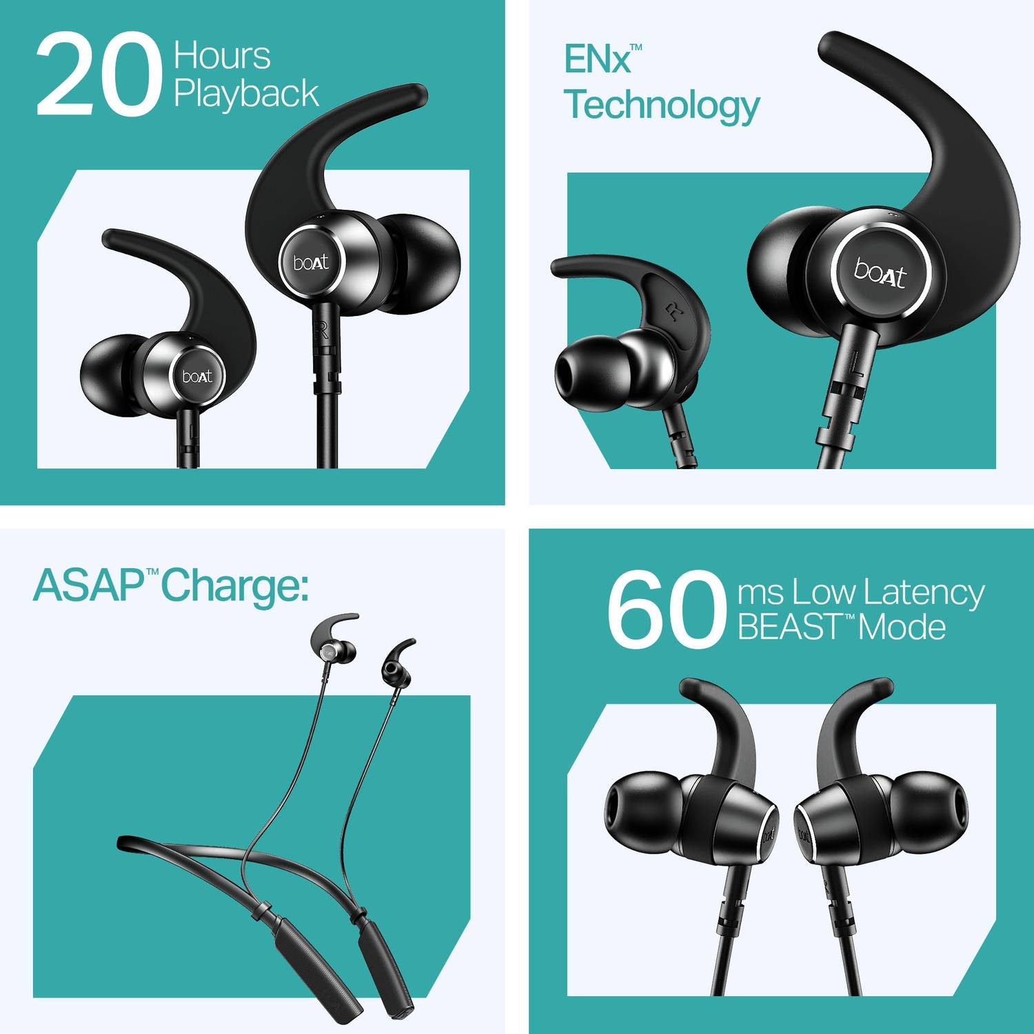 boAt Rockerz 202 Bluetooth Headphones - Image 2