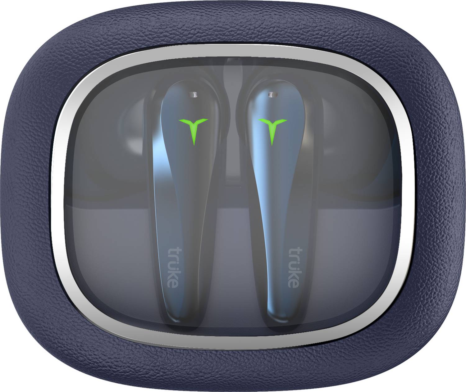 truke Crystal Dyno Gaming TWS, 70H Battery, Leather Finish Case,