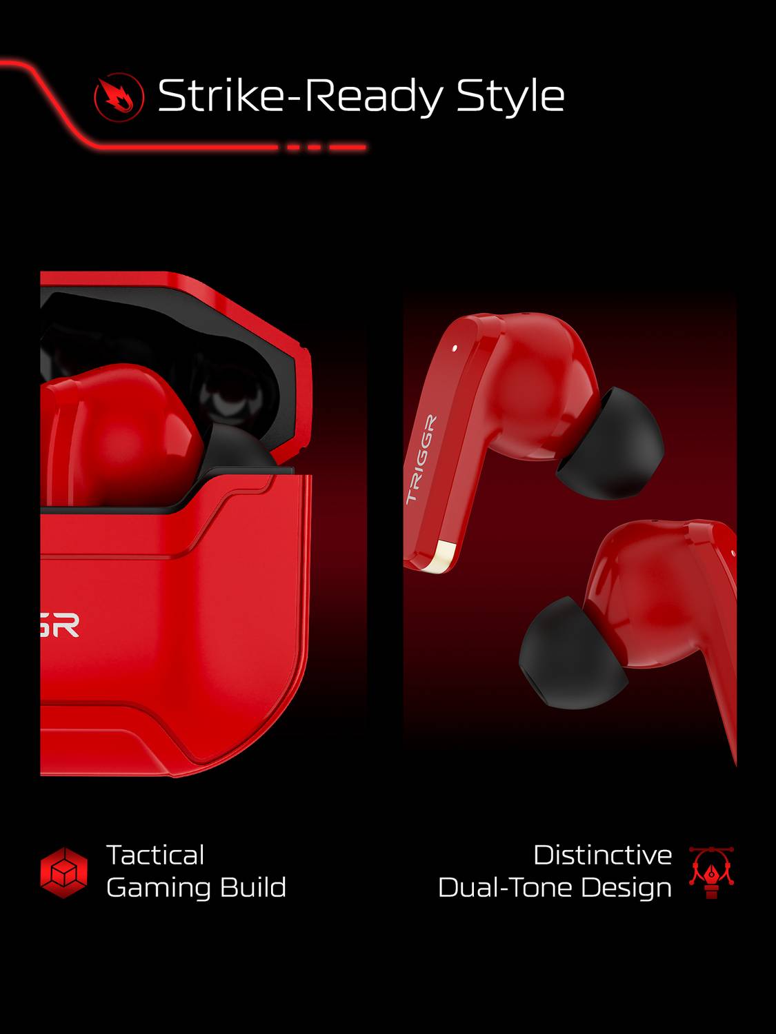 TRIGGR Raze 1 40H Battery Bluetooth Headset - Image 3