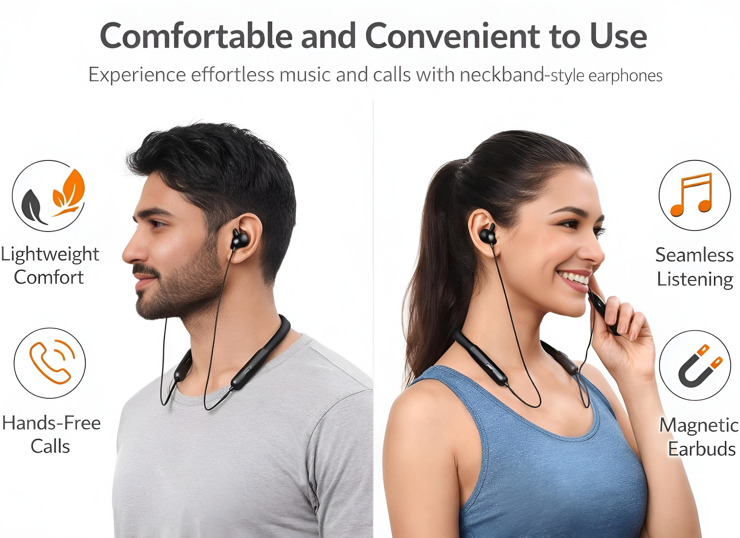 Image of TECHONS DSSB Z2 Wireless Bluetooth Earphones Neckband with Deep Bass and Mic Bluetooth Gaming Headset (Black, In the Ear)