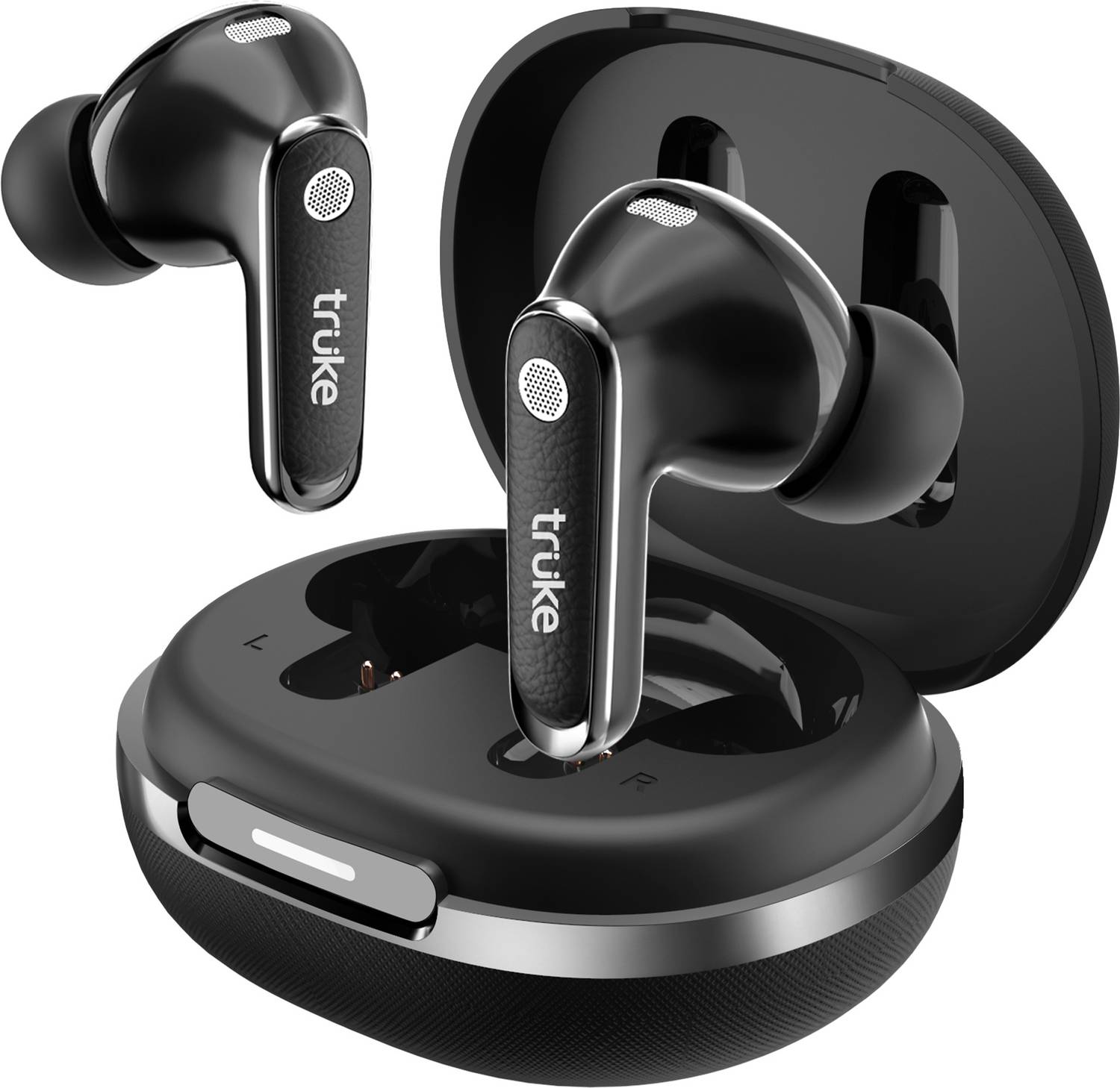 truke Mega 12 Leather Finish TWS, 24bit-Spatial Audio, Dual Pairi