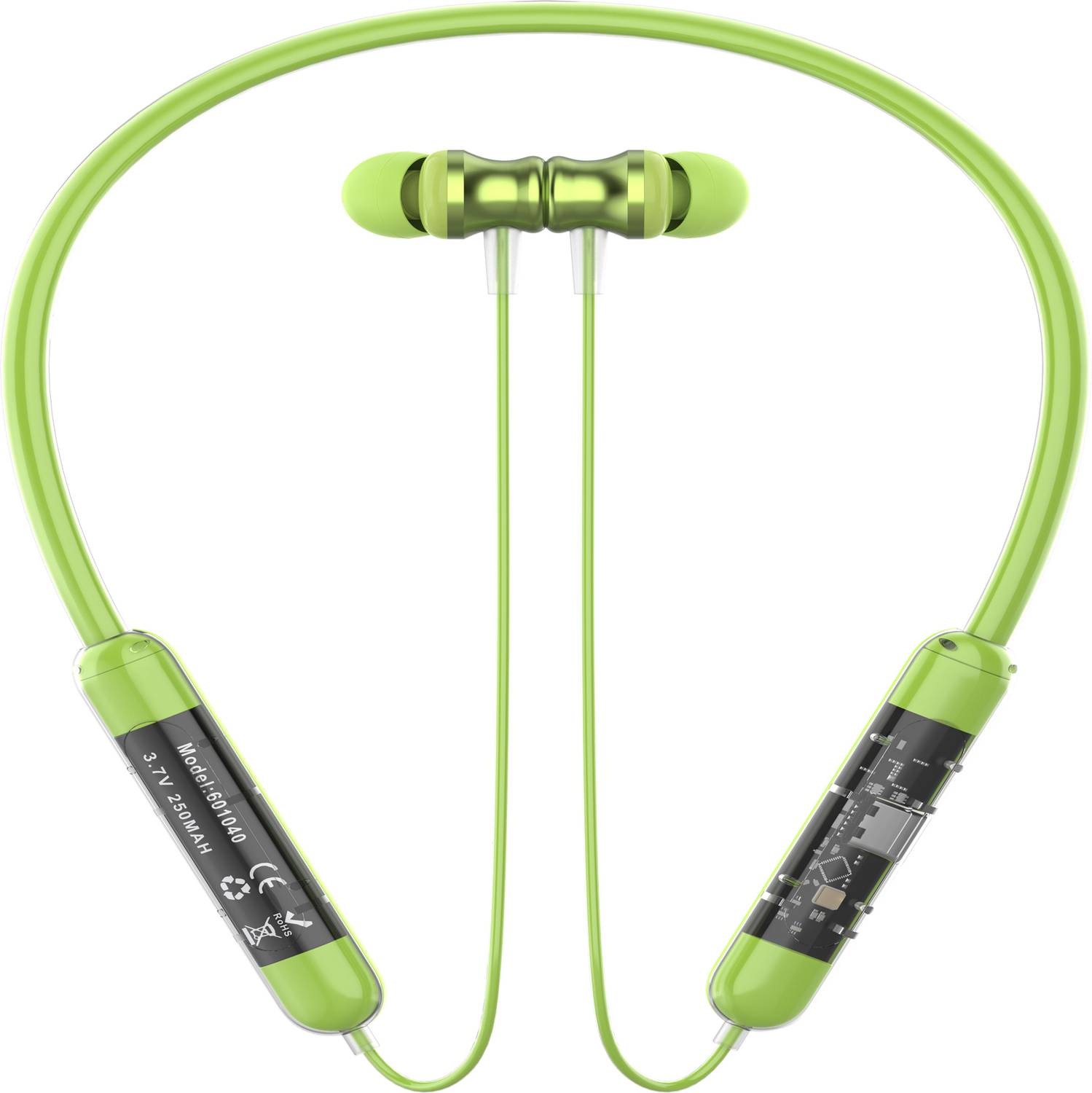 IZWI 2024 New Hanging BlueTooth Headset Magnetic Neckband Sports