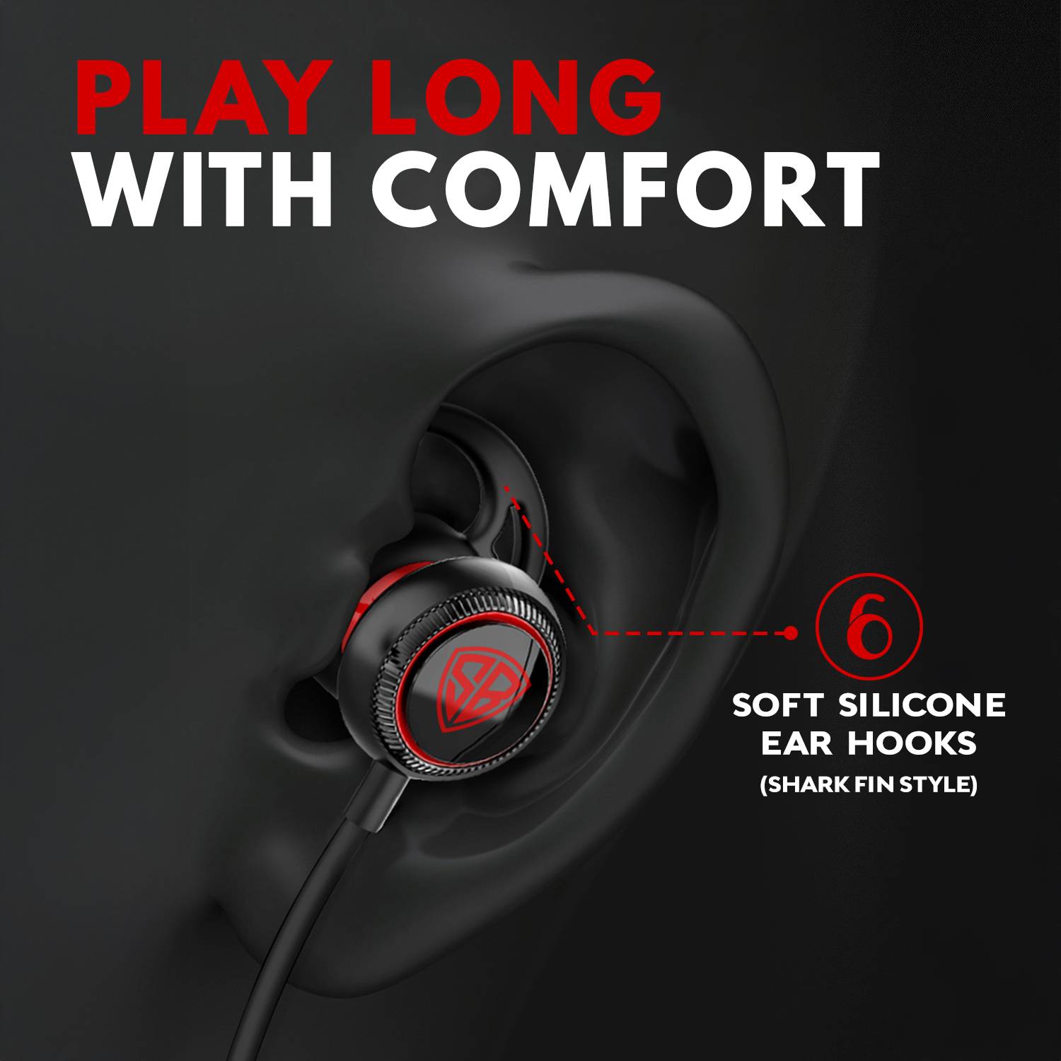 SpinBot BattleBudz C30 Type-C Gaming Earphones - Image 5