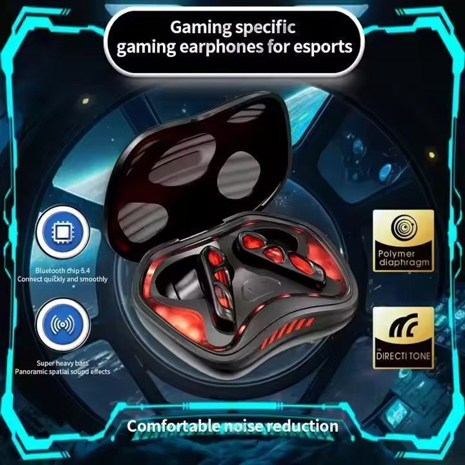 Image of Life Like Wireless Gaming TWS Earbuds Earphones With Mic Bluetooth