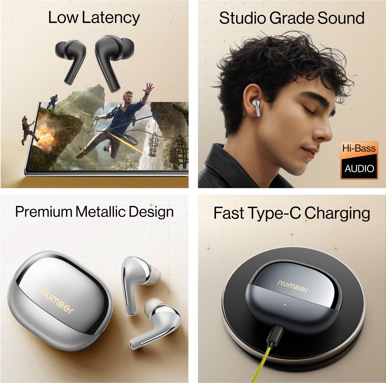 Number Navo Buds X3 Dual Pairing Earbuds - Image 3