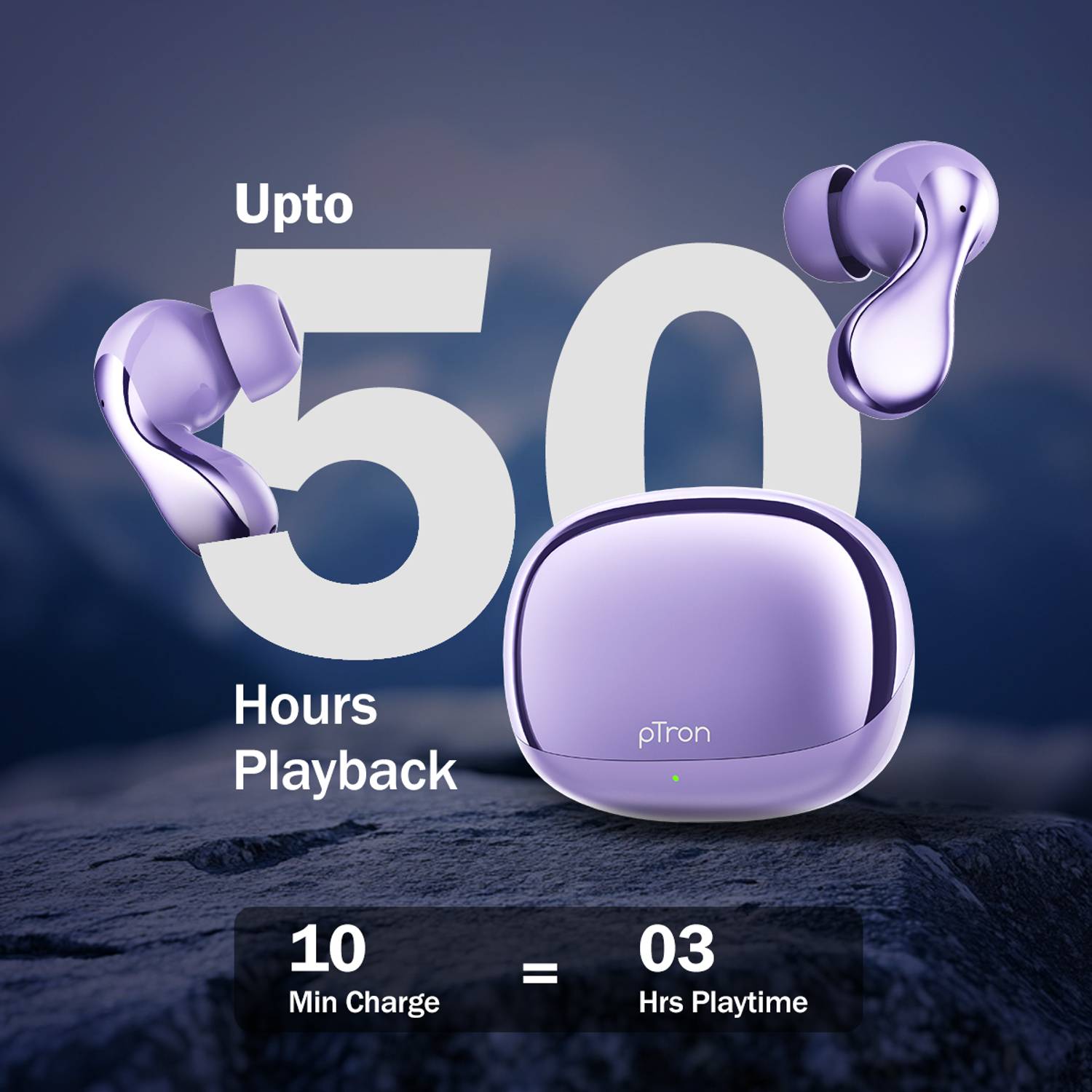 PTron Bassbuds Tango Bluetooth Earbuds - Image 4