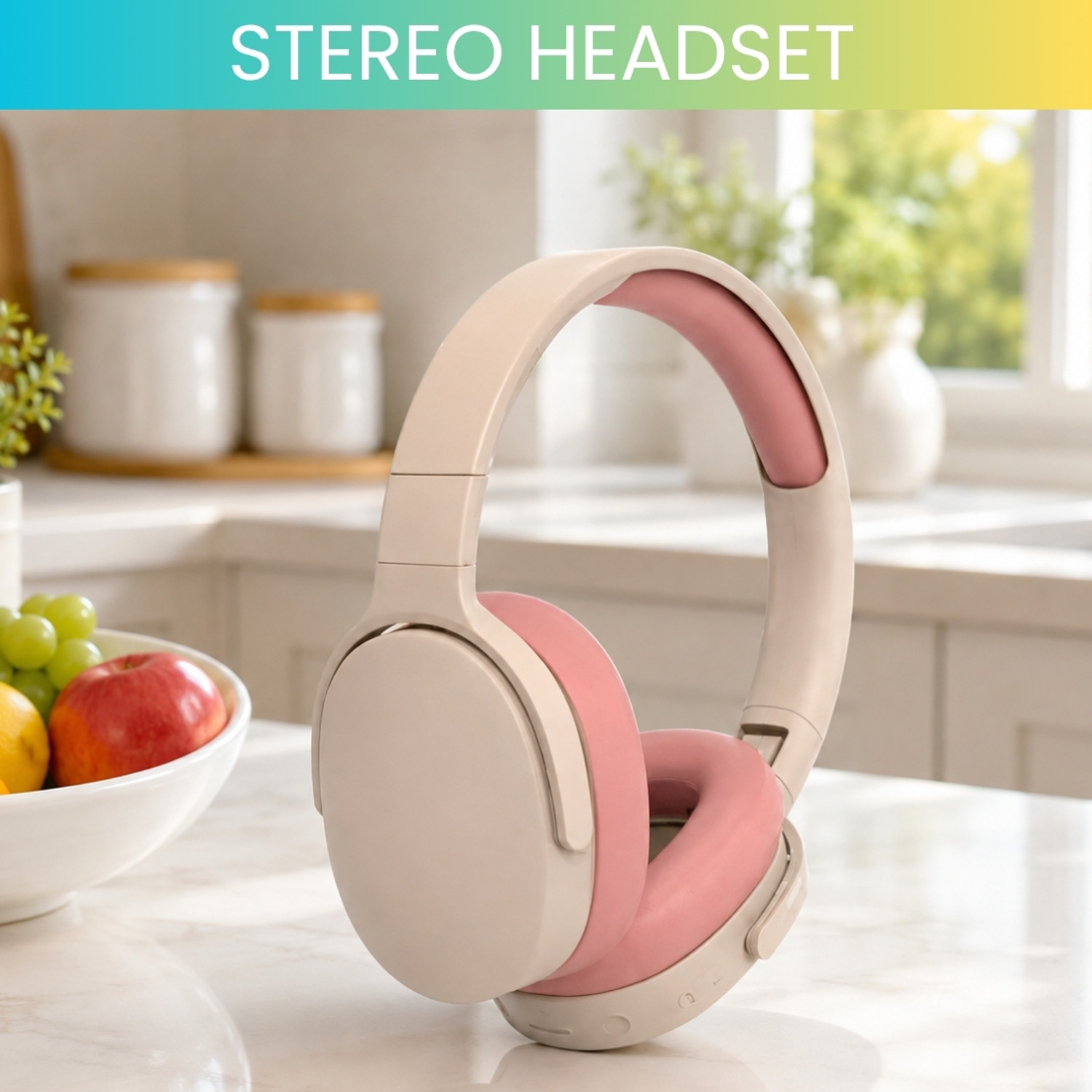 Image of GUGGU Wireless Bluetooth Headphone With Powerful & HD Sound & Adjustable HeadbandYZ291 Bluetooth Headset (Multicolor, True Wireless)