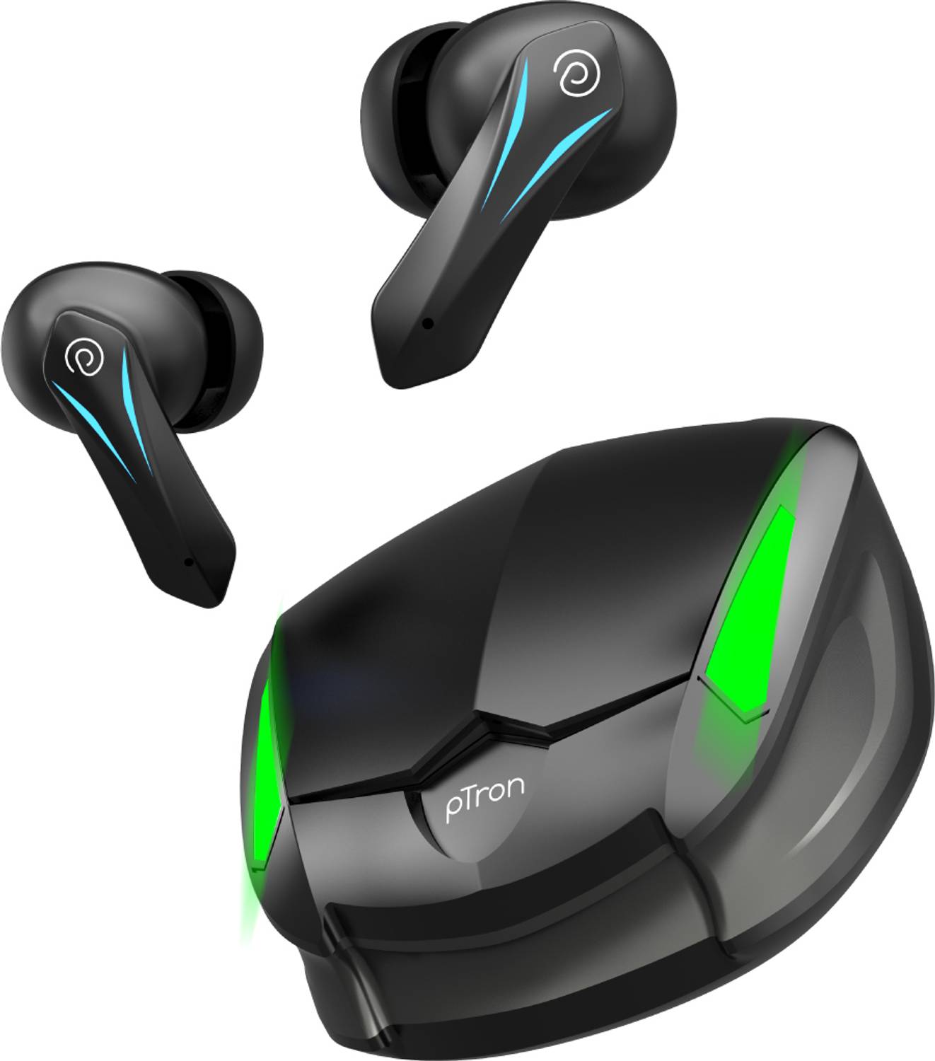 PTron Basspods Flare Bluetooth Earbuds - Image 1