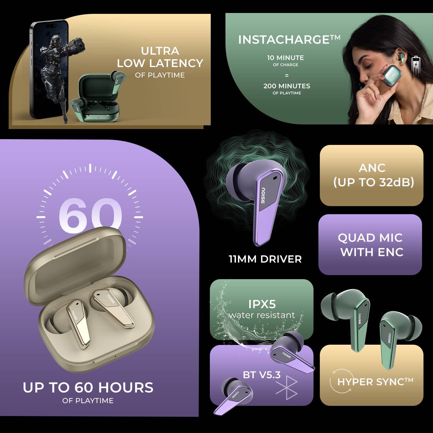 Noise Buds N1 Pro Metallic Finish - Image 2