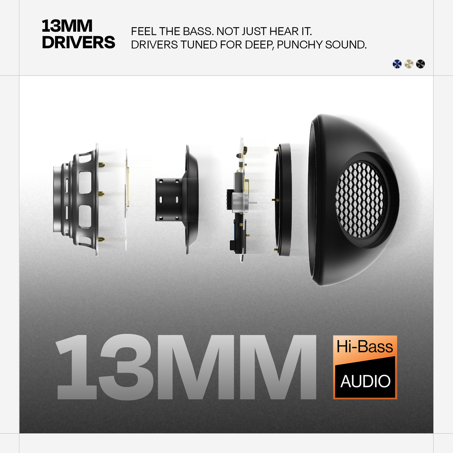 Image of Number Navo Buds X5 70H Battery, Spinning Design, Dual Mic AI ENC, Dual Pairing, V6.0 Bluetooth