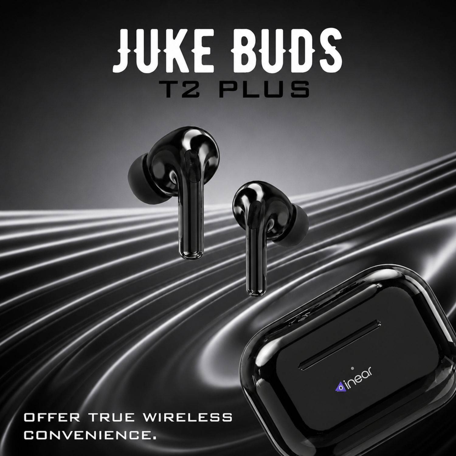 inear T2 Plus Wireless Earbuds 27 Hours Playtime - Image 2
