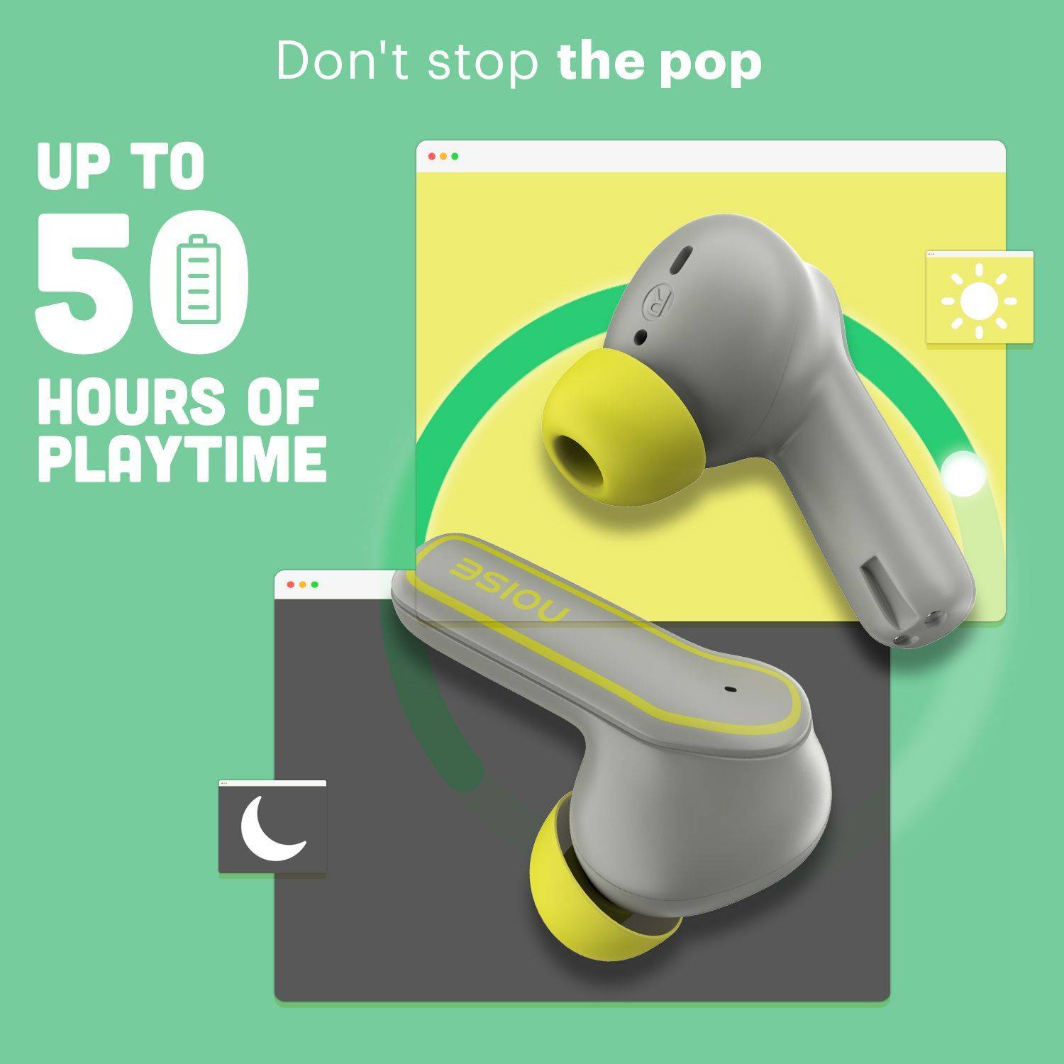 Noise Pop buds with 50 Hrs Playtime - Image 3